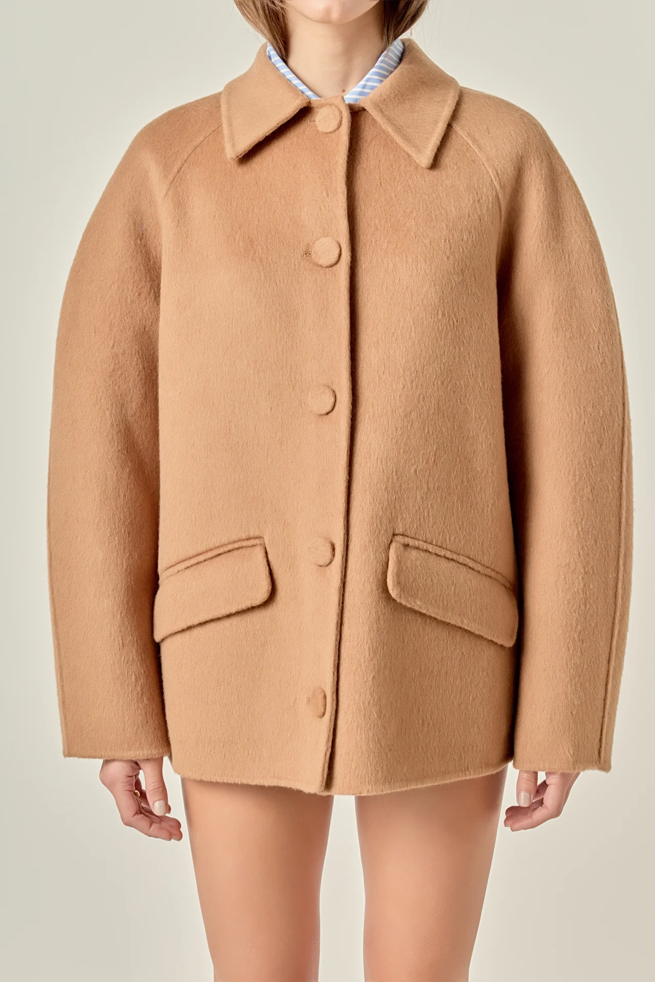 Oversized Wool Coat - Image 2