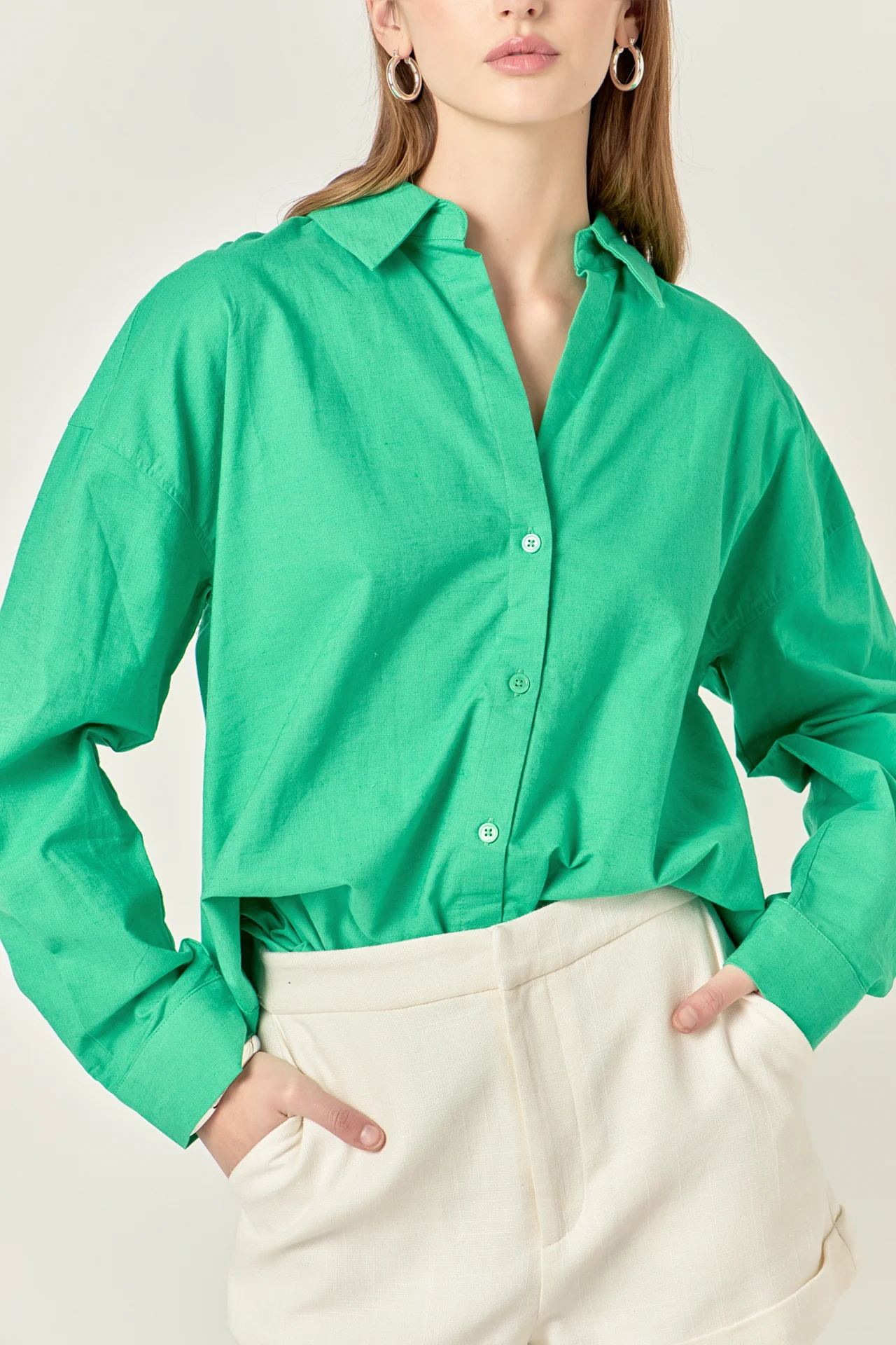 Oversized Linen Shirts - Image 2
