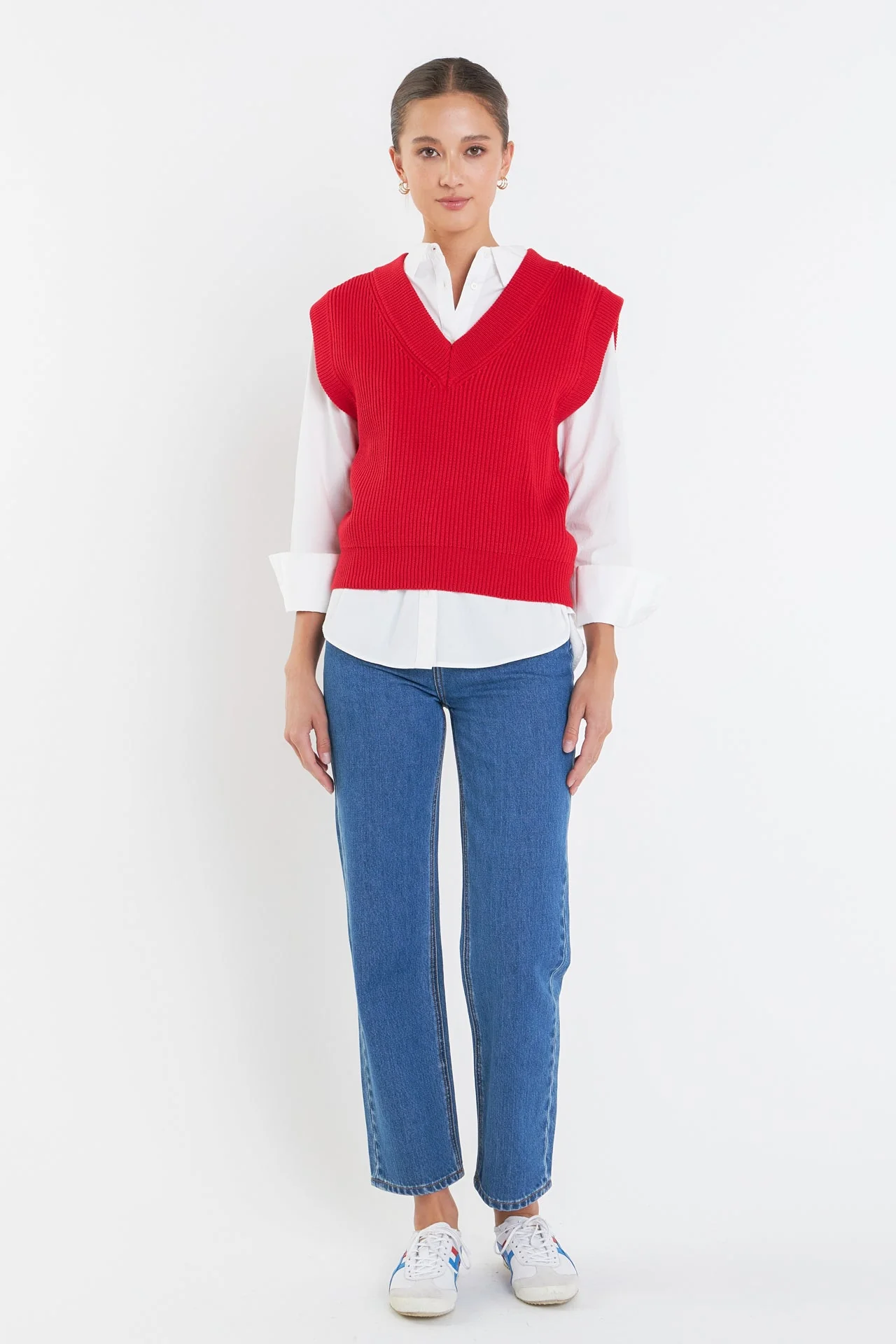 Oversized Sweater Vest