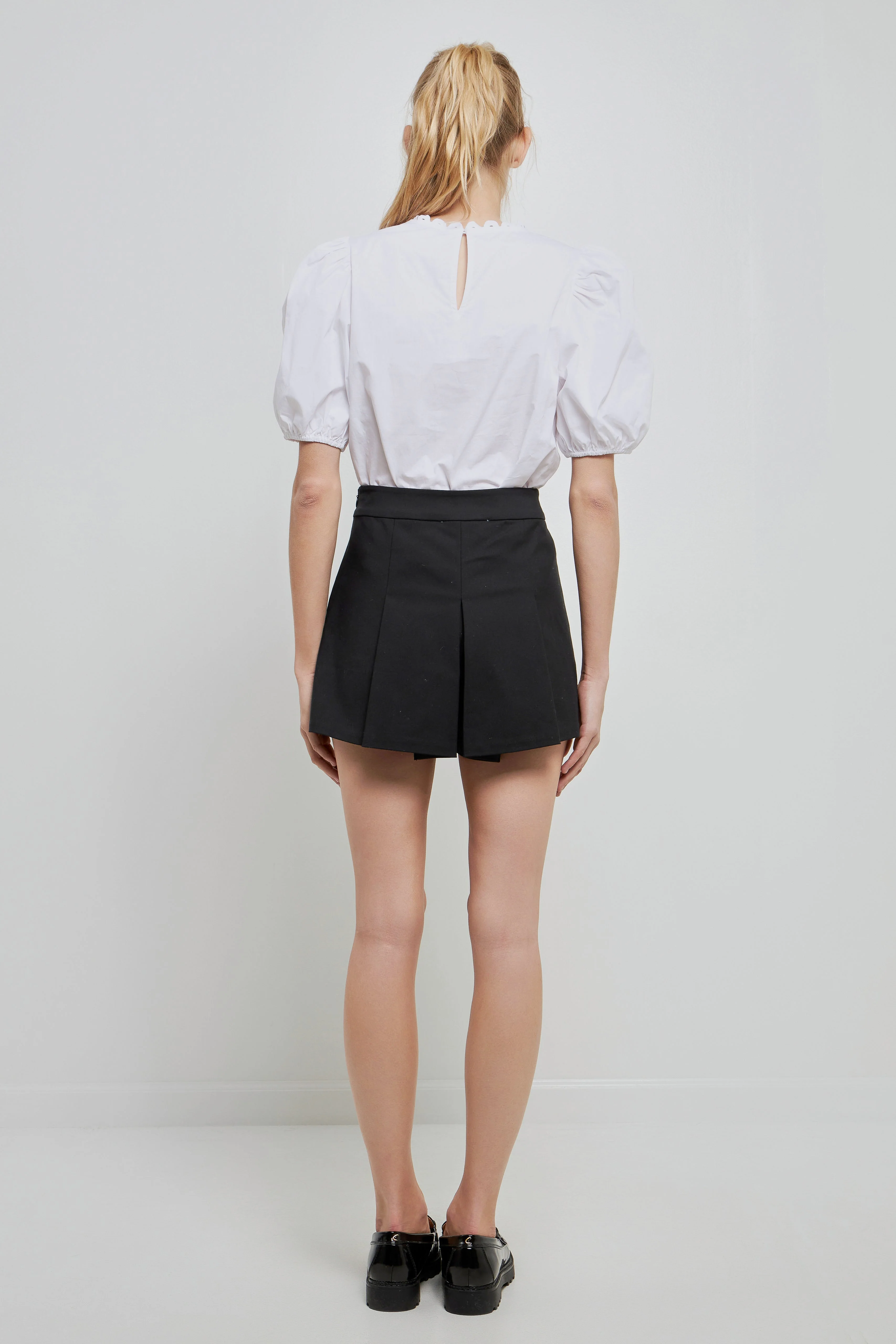 Pleated Mini Skort - Image 27