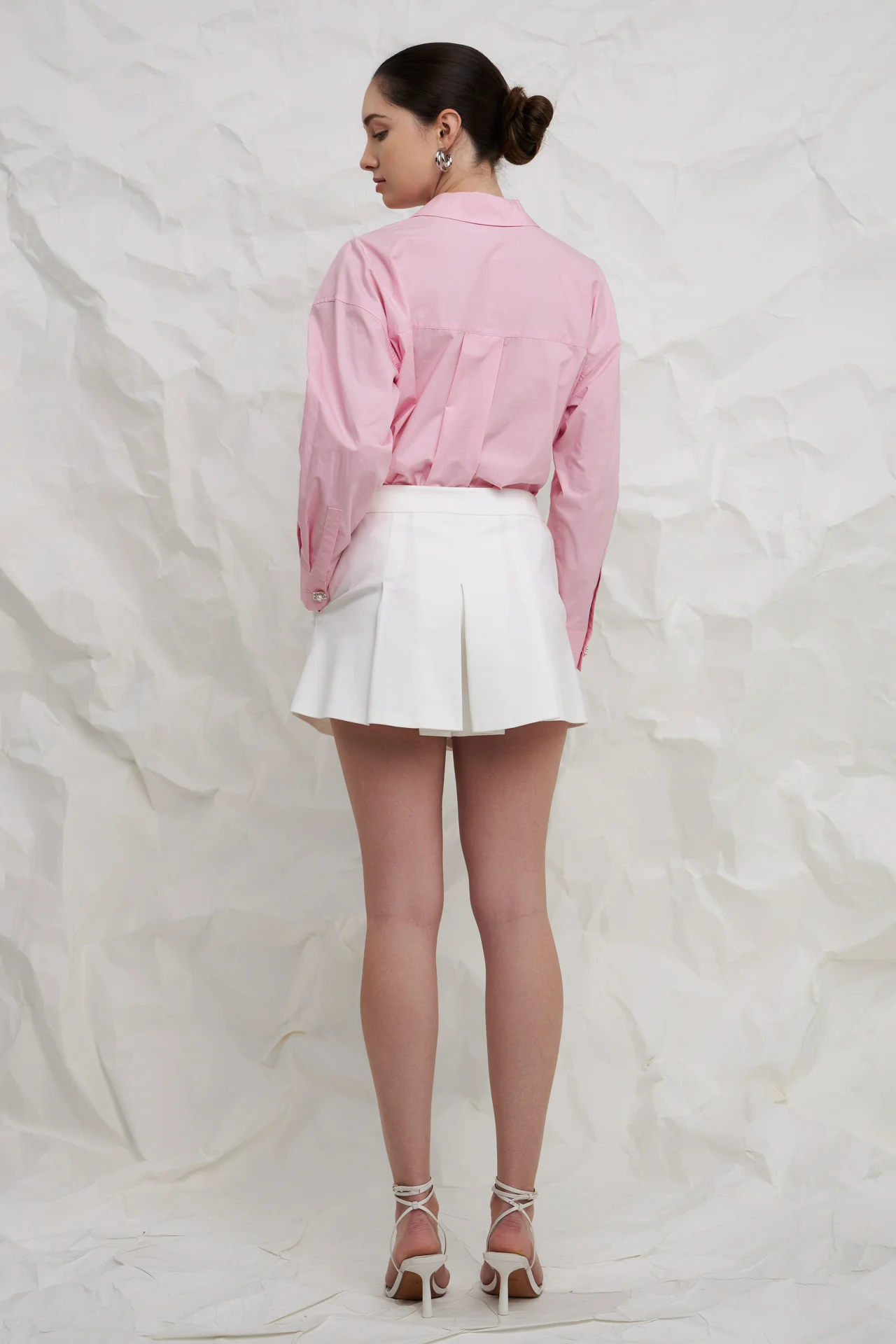 Pleated Mini Skort - Image 32