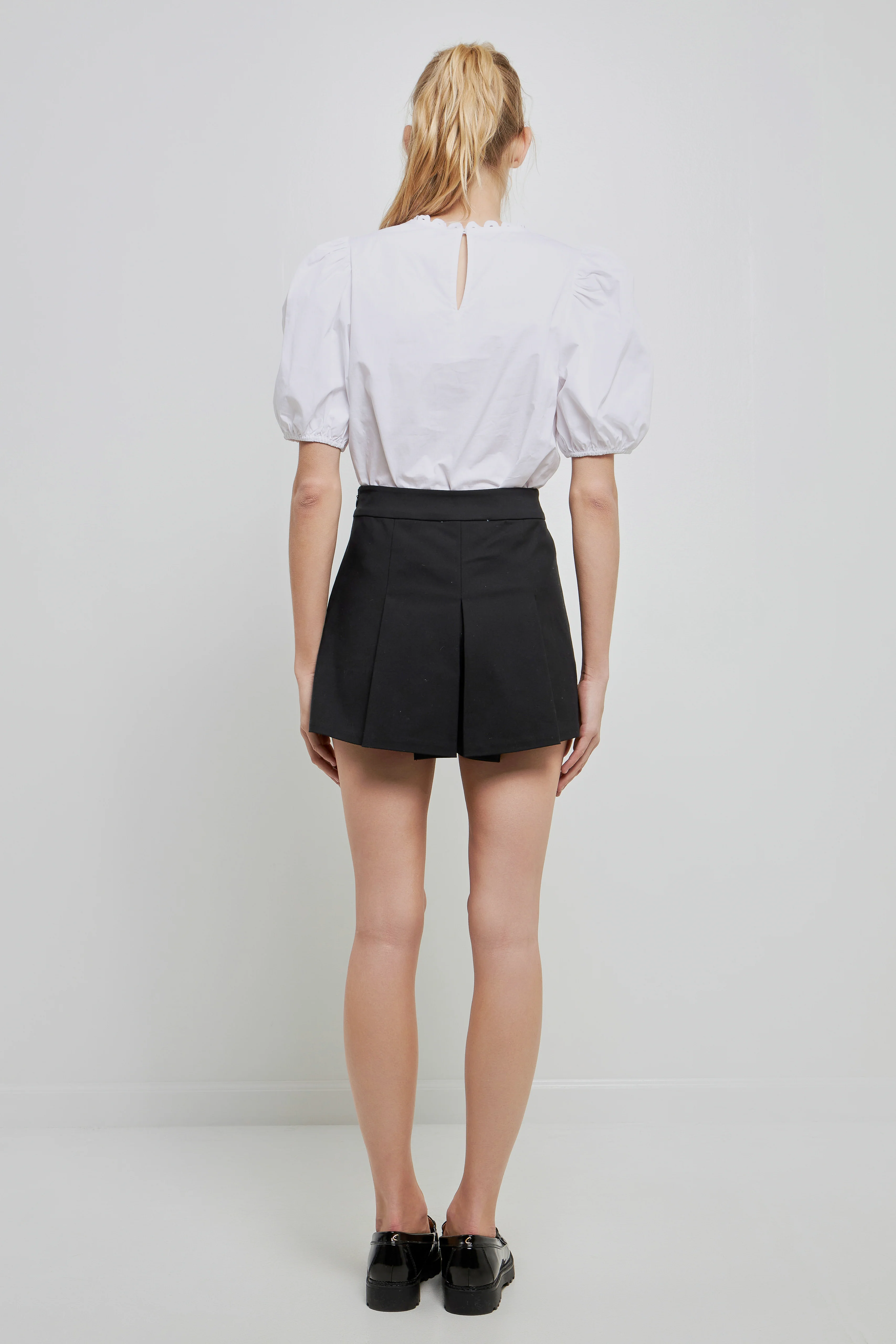 Pleated Mini Skort - Image 37