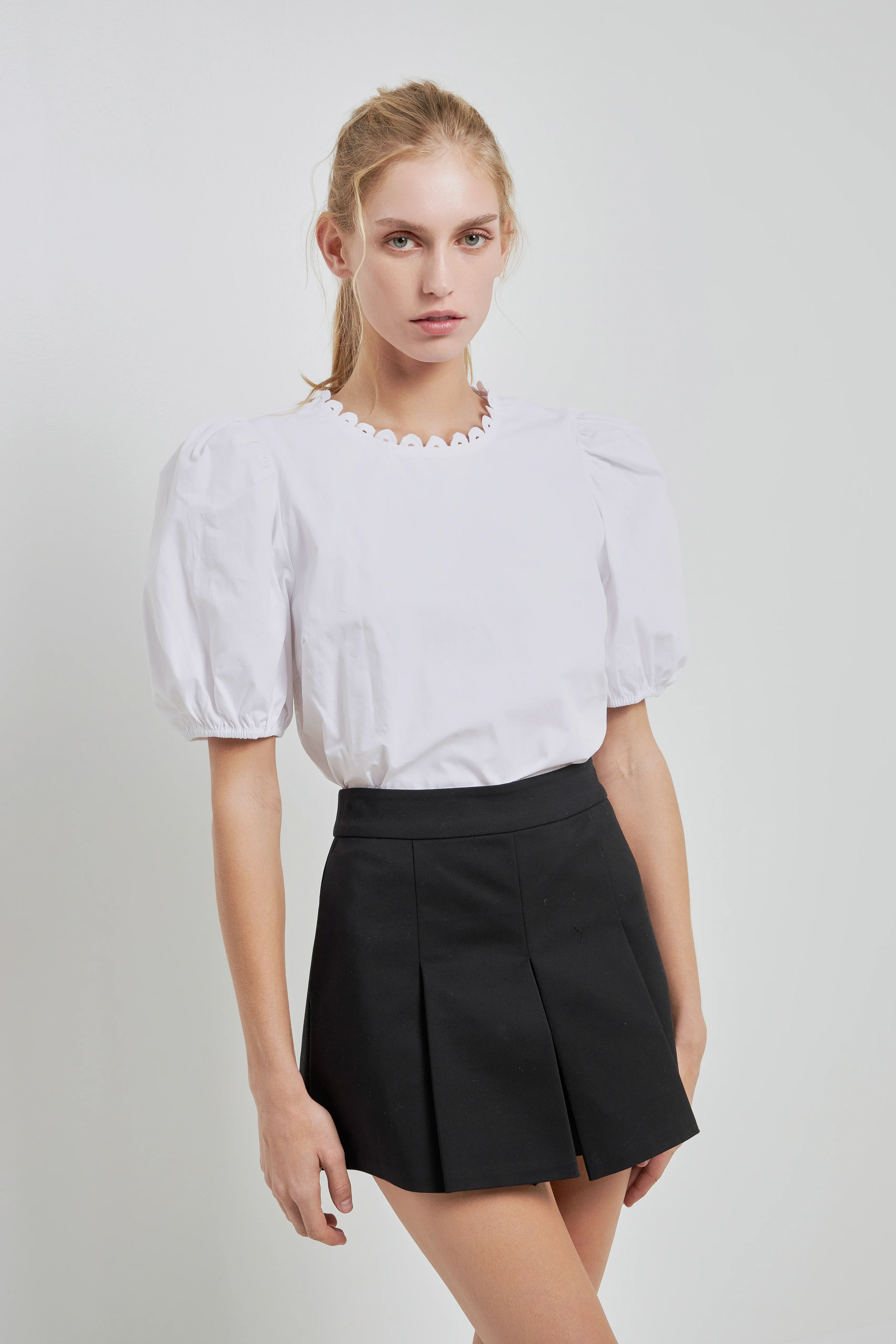 Pleated Mini Skort - Image 38