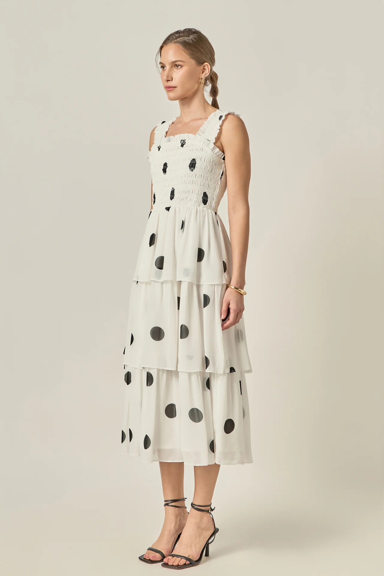Polka-dot Midi Dress - Image 4