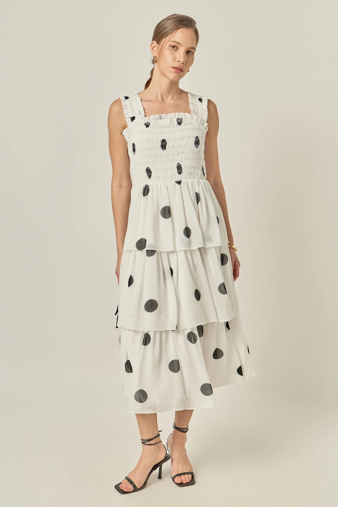 Polka-dot Midi Dress - Image 6