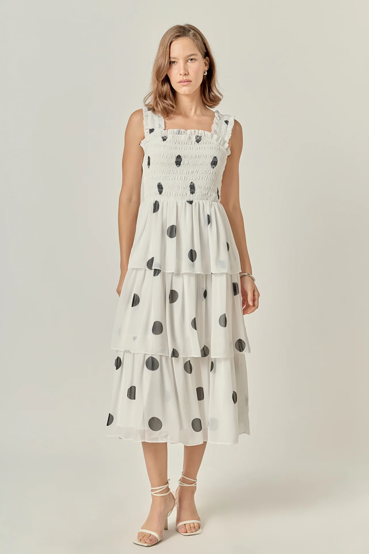 Polka-dot Midi Dress - Image 7