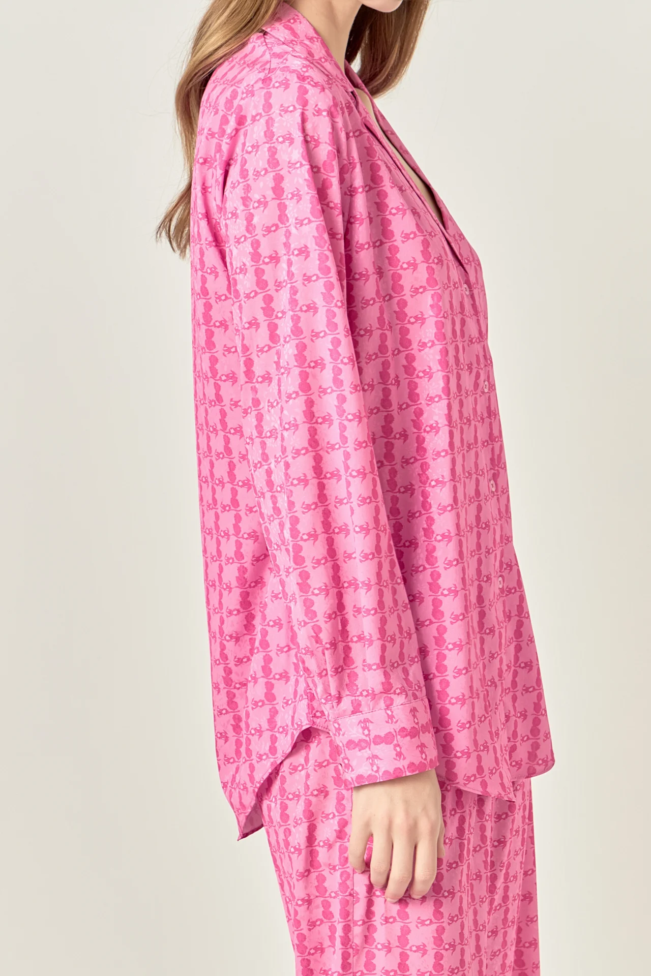 Satin Printed Shirt - Image 2