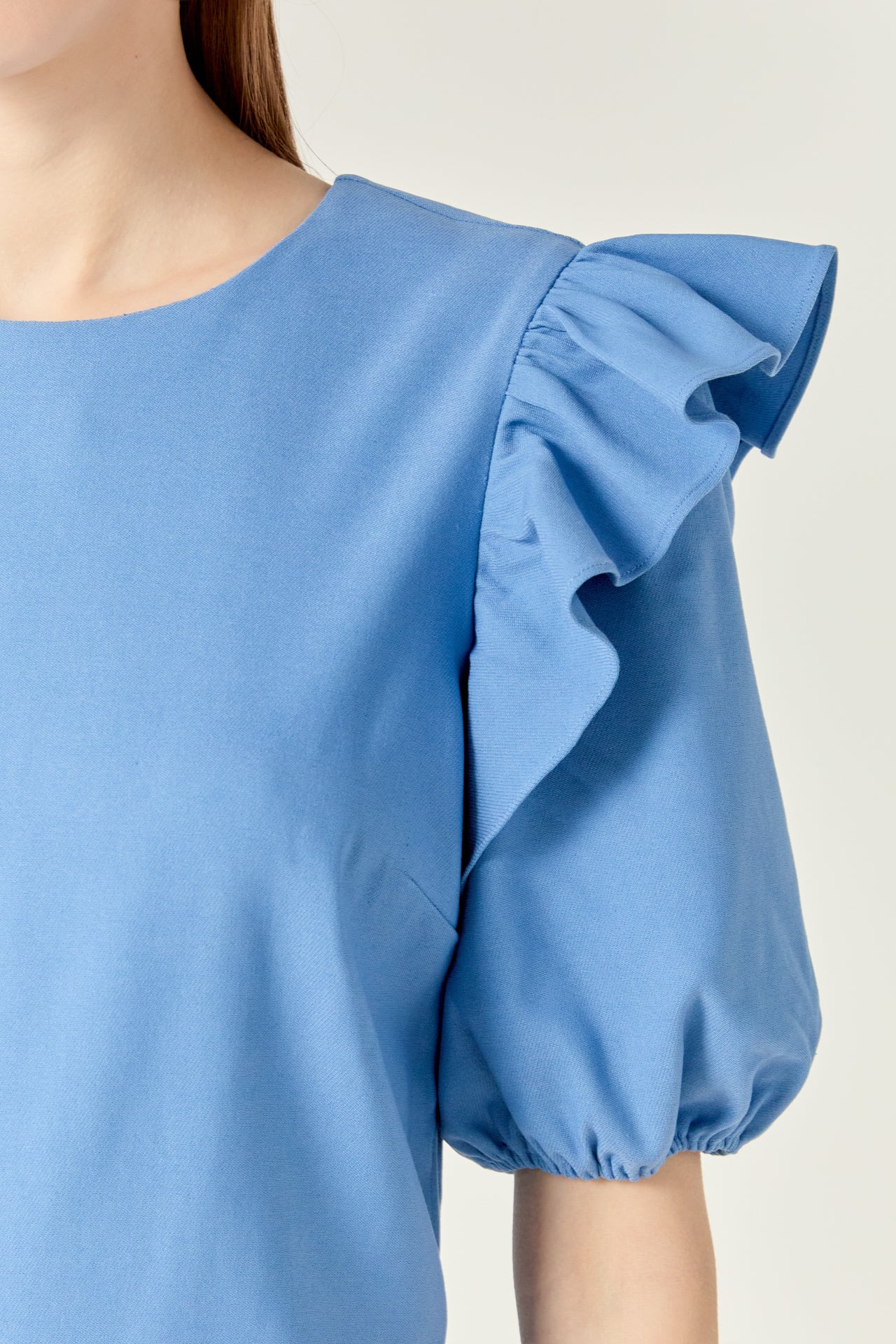 Puff sleeve with Stretched Romper - Image 2