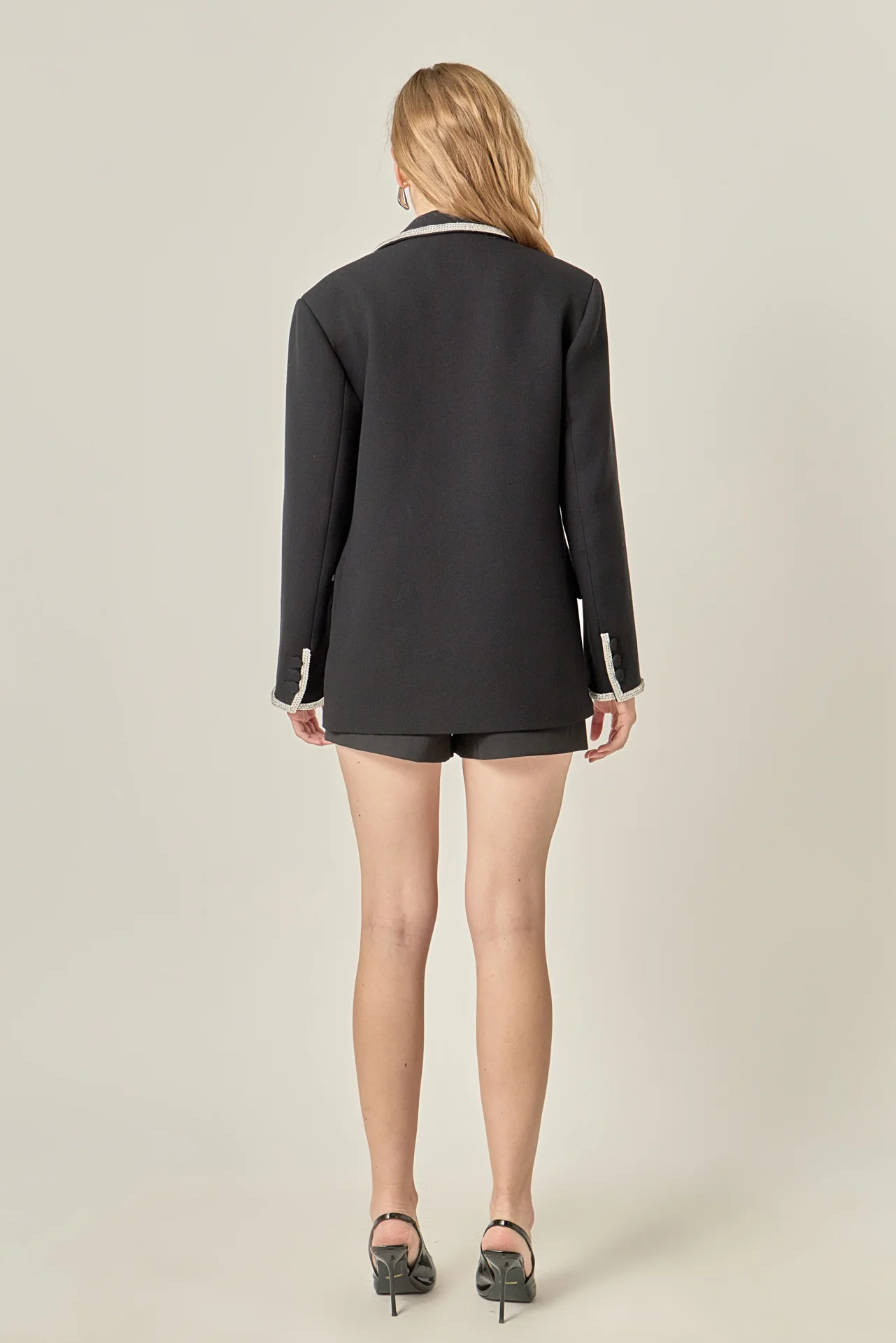 Rhinestone Trimmed Jacket - Image 4