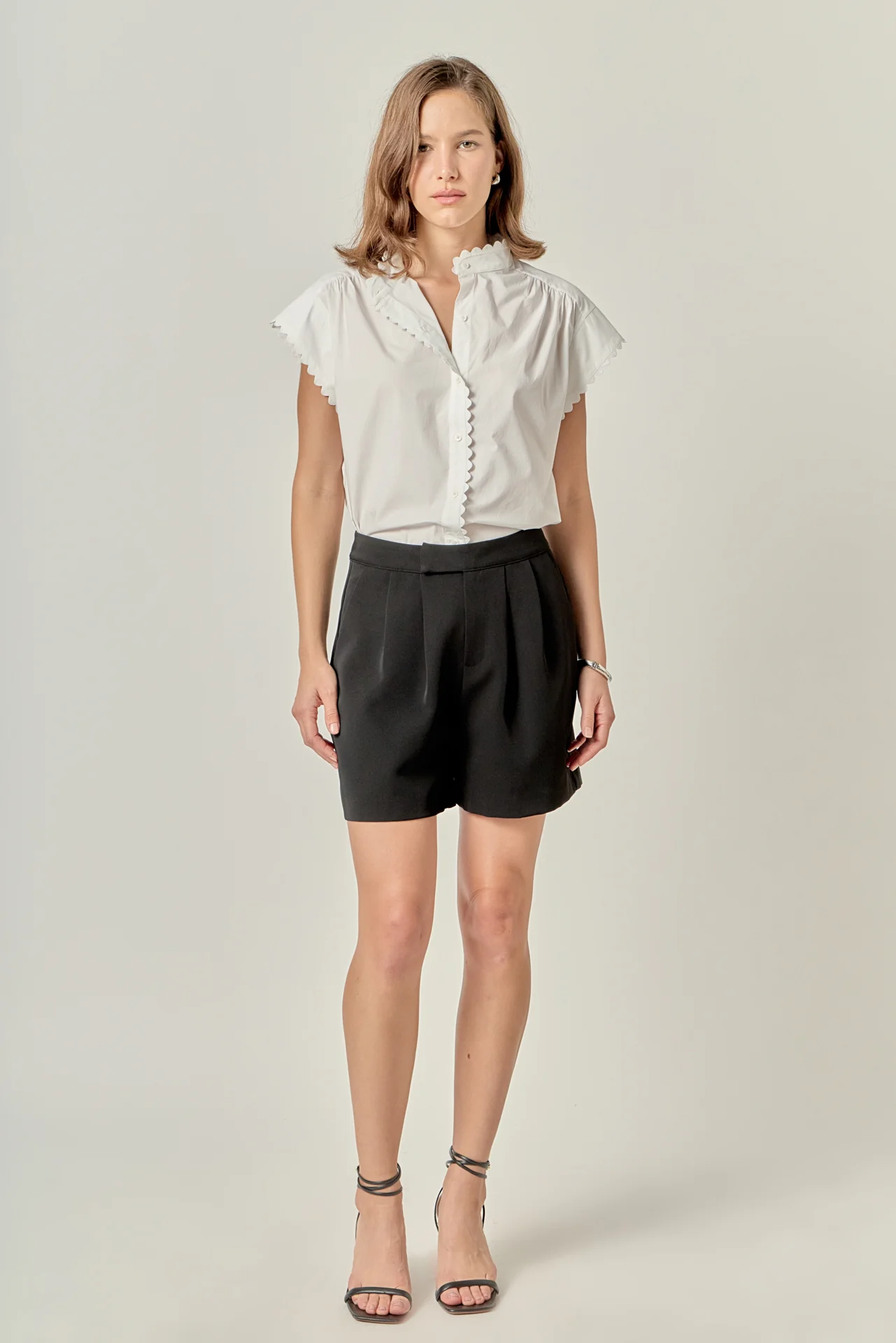 Scallop Trim Ric Rac Short Sleeve Shirt - Image 14