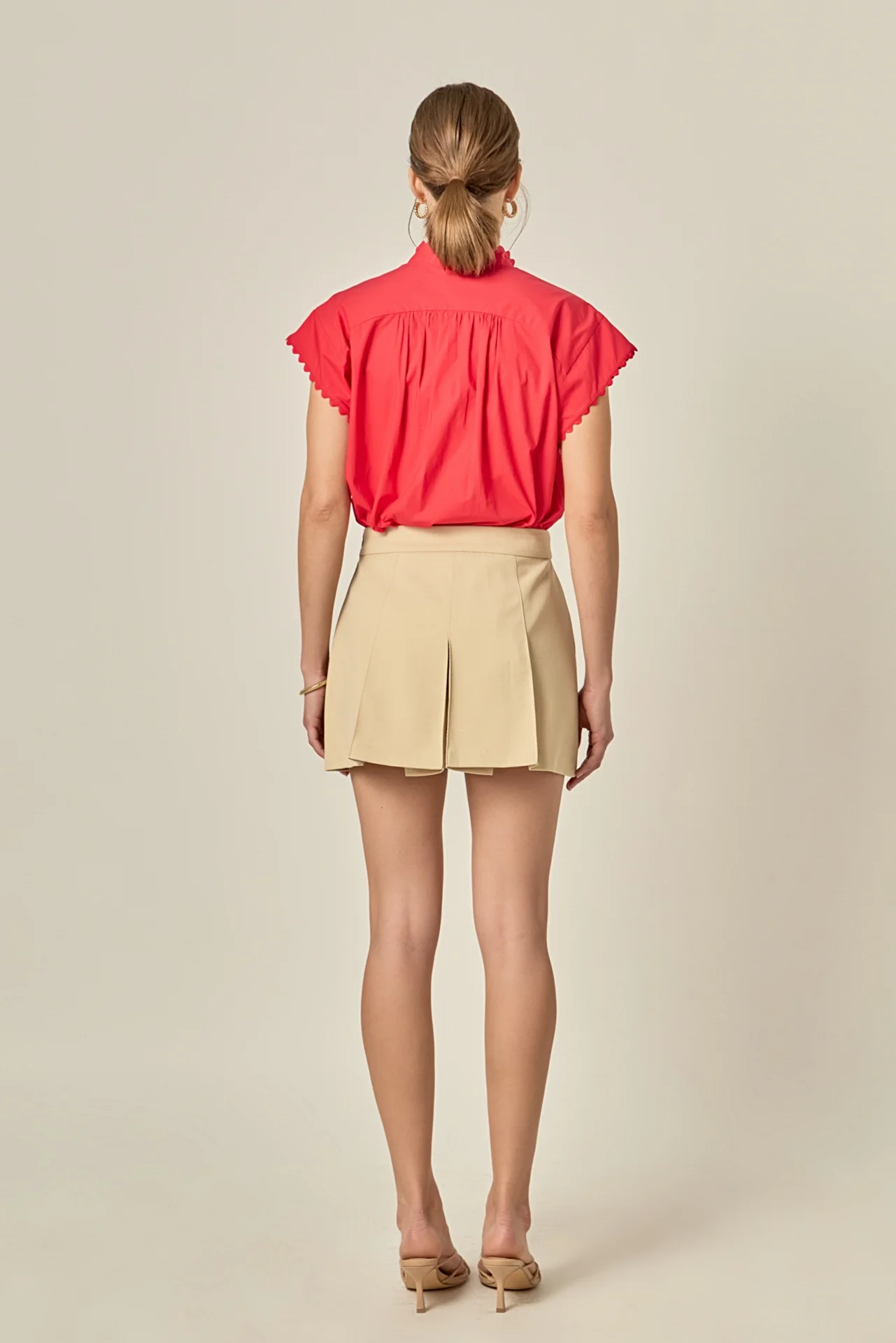Scallop Trim Ric Rac Short Sleeve Shirt - Image 27