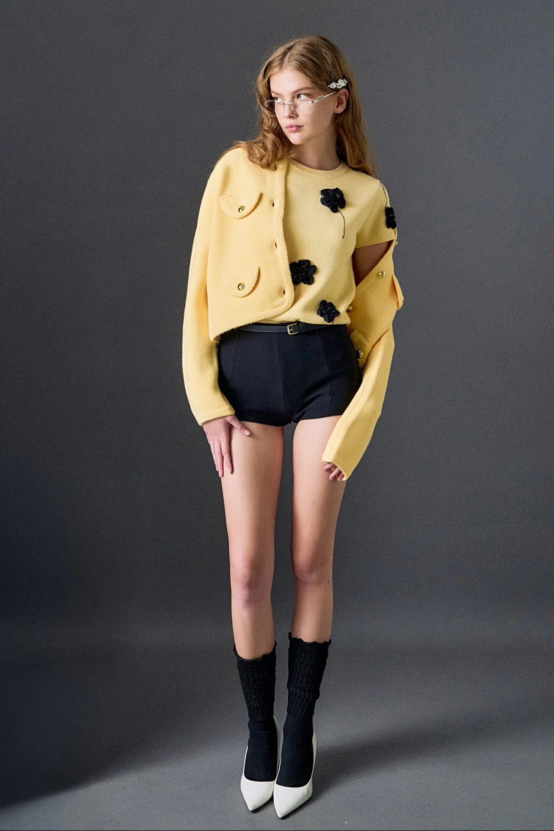 Round Hem Cardigan