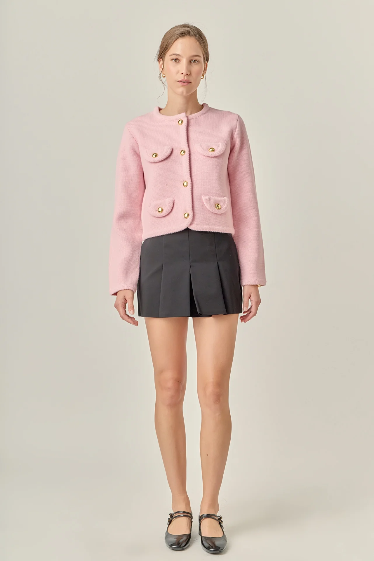 Round Hem Cardigan - Image 6
