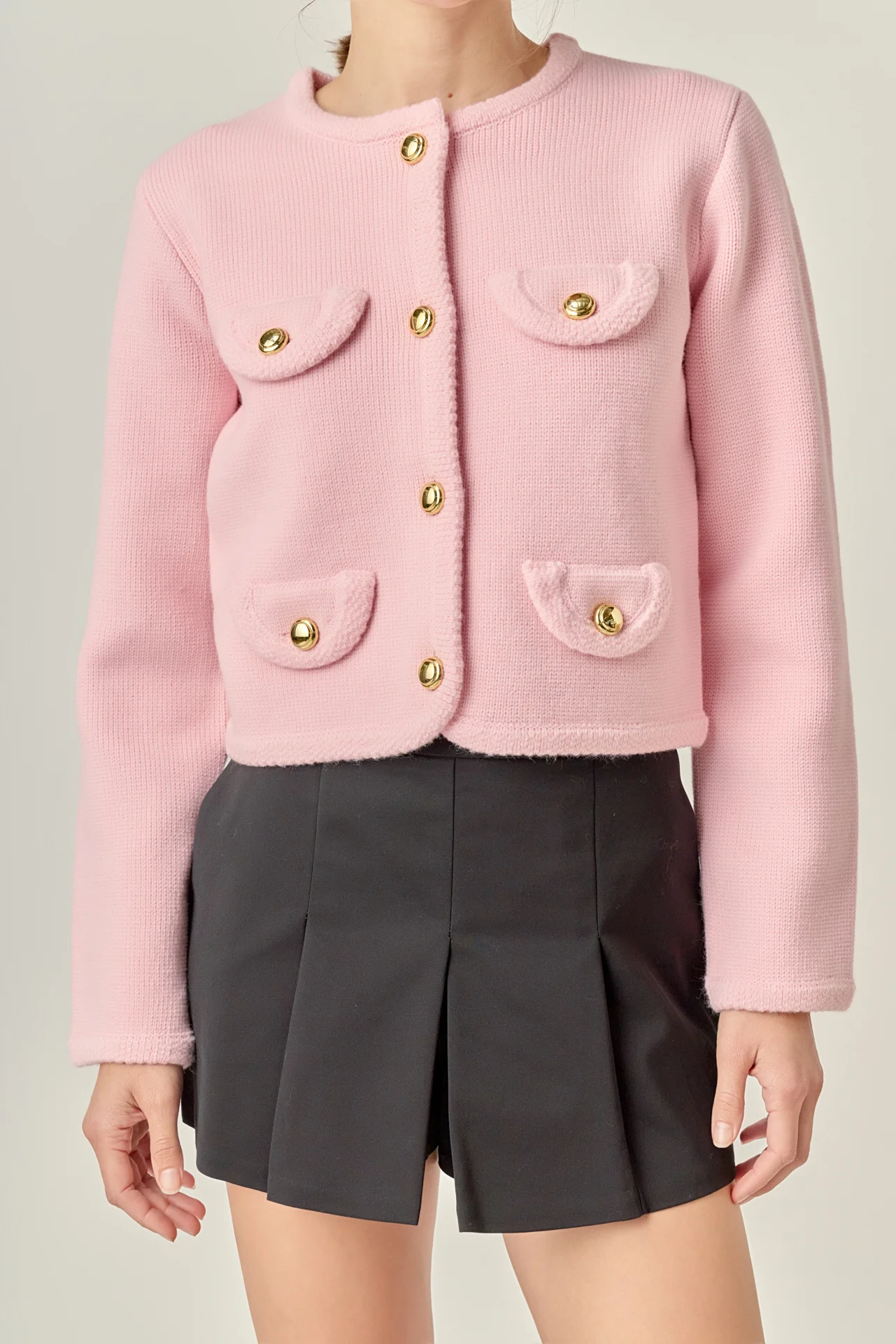 Round Hem Cardigan - Image 7