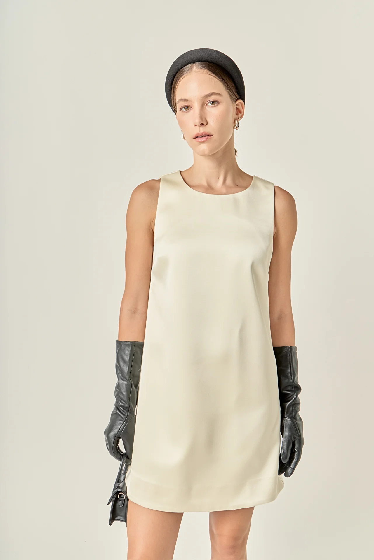 Satin Sleeveless Midi Dress - Image 5