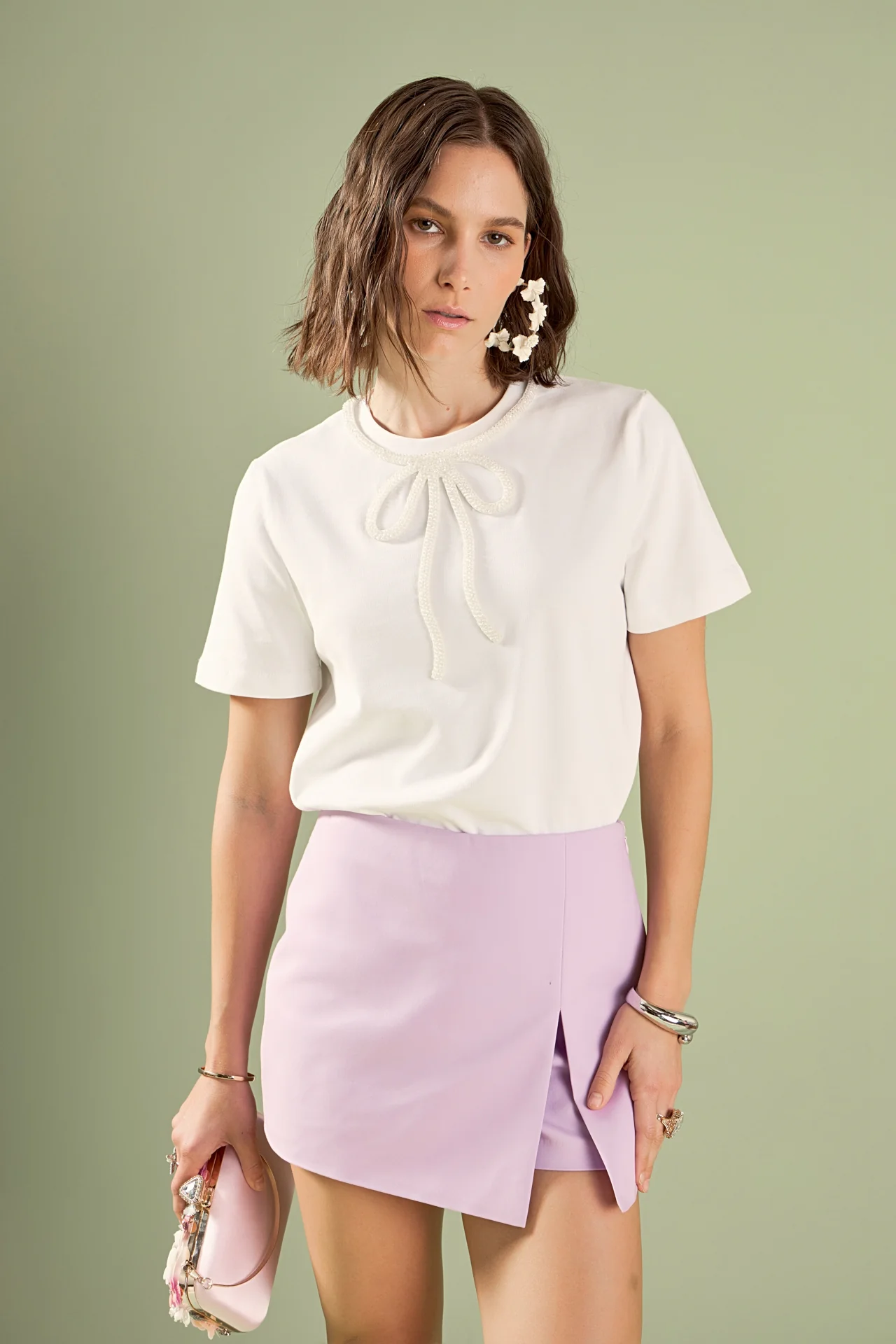 Slit Detail Skort - Image 6