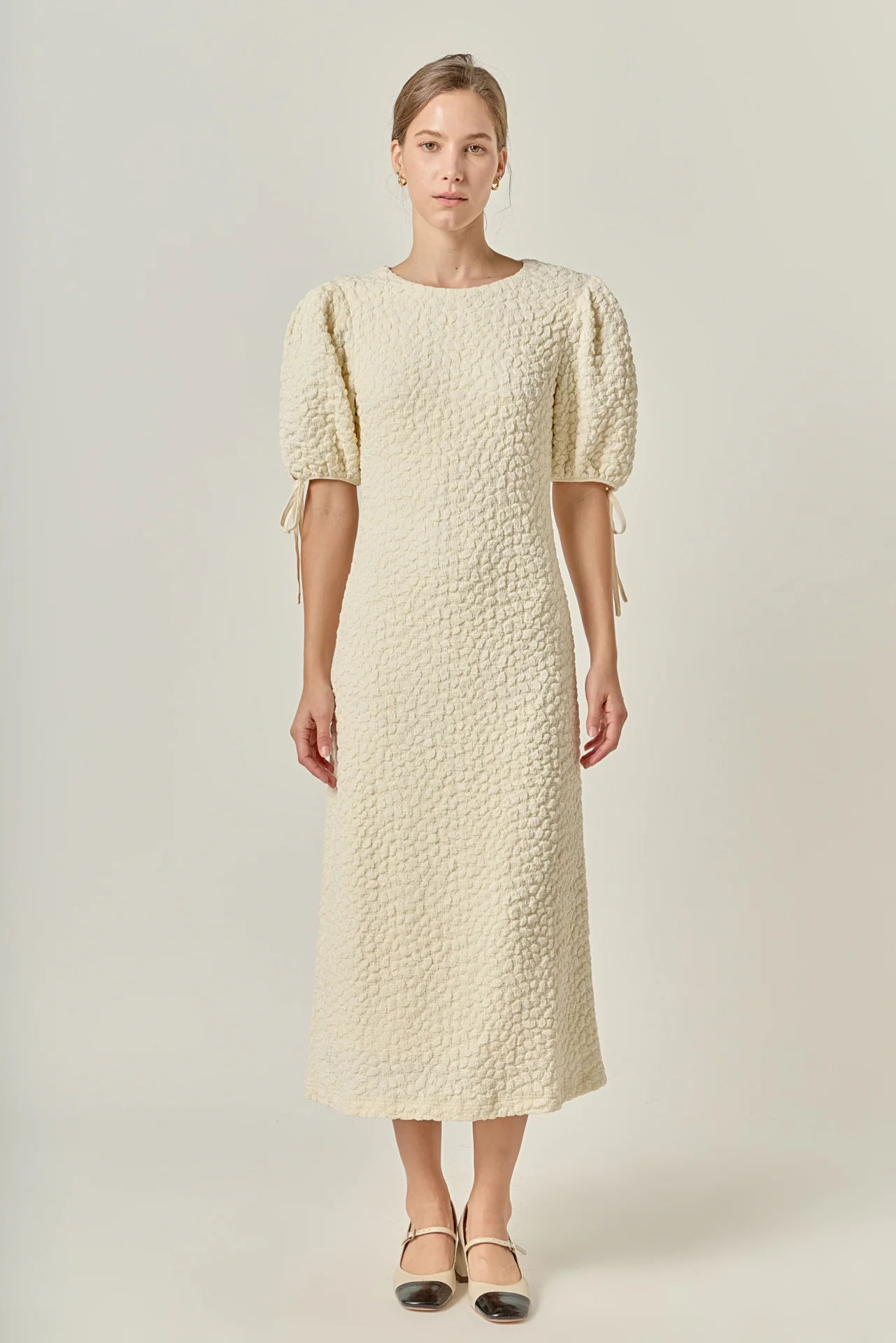 Smocked Midi Dress