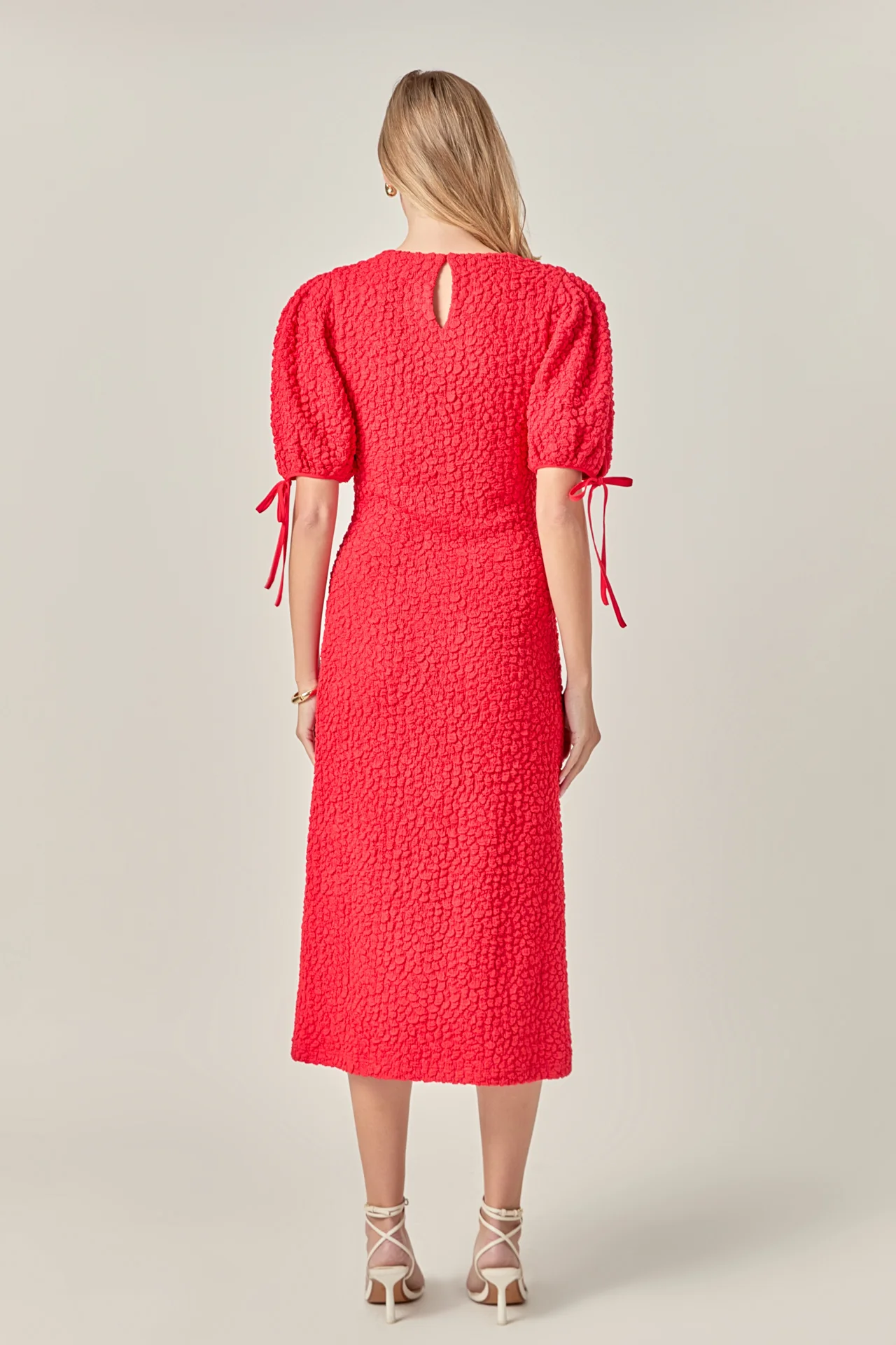 Smocked Midi Dress - Image 24