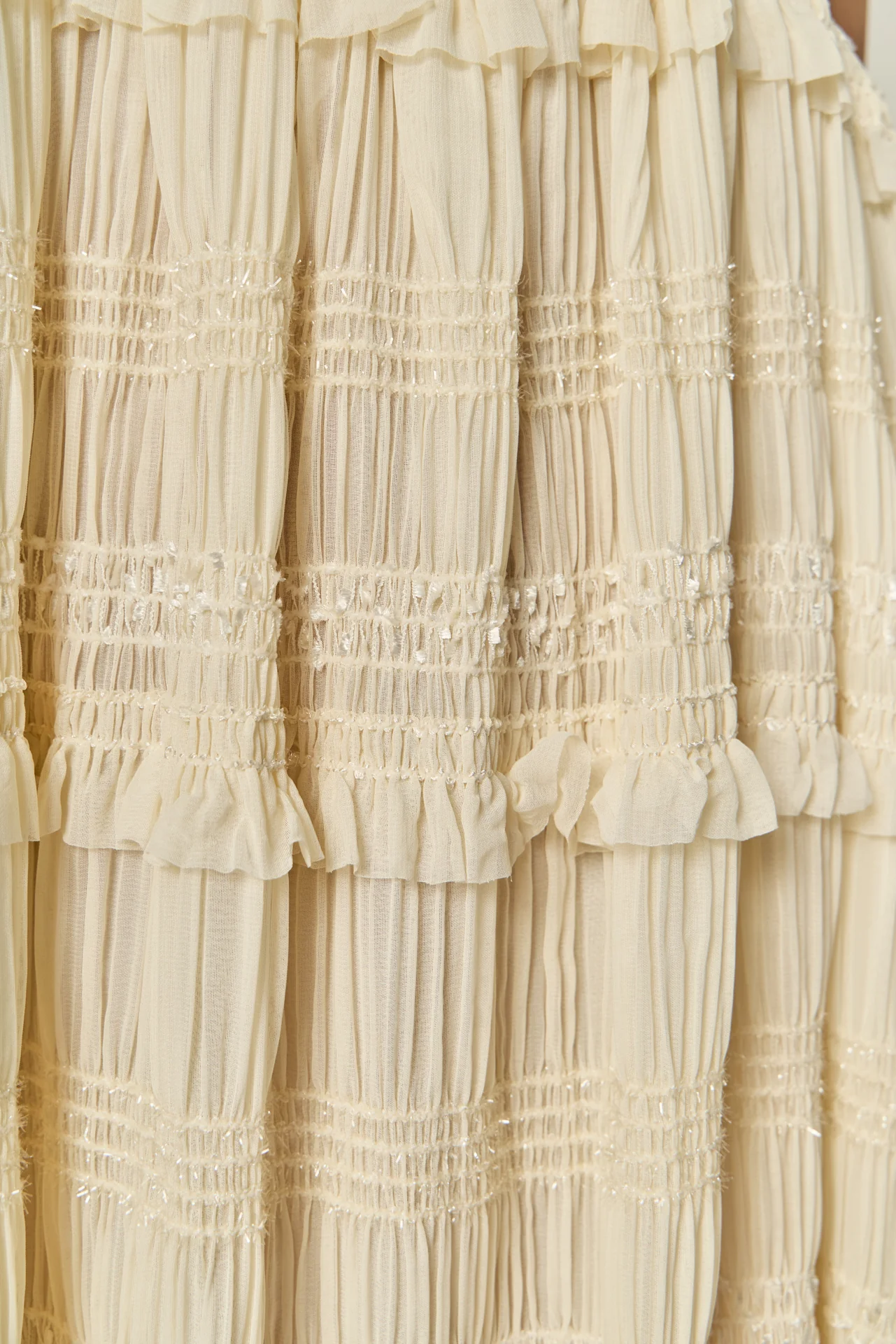 Smocked Sleeveless Midi Dress - Image 3