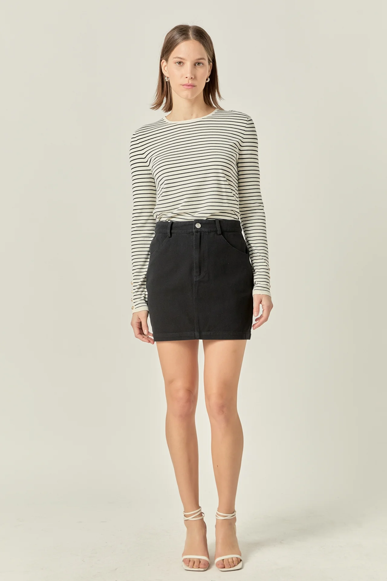 Striped Knit Sweater
