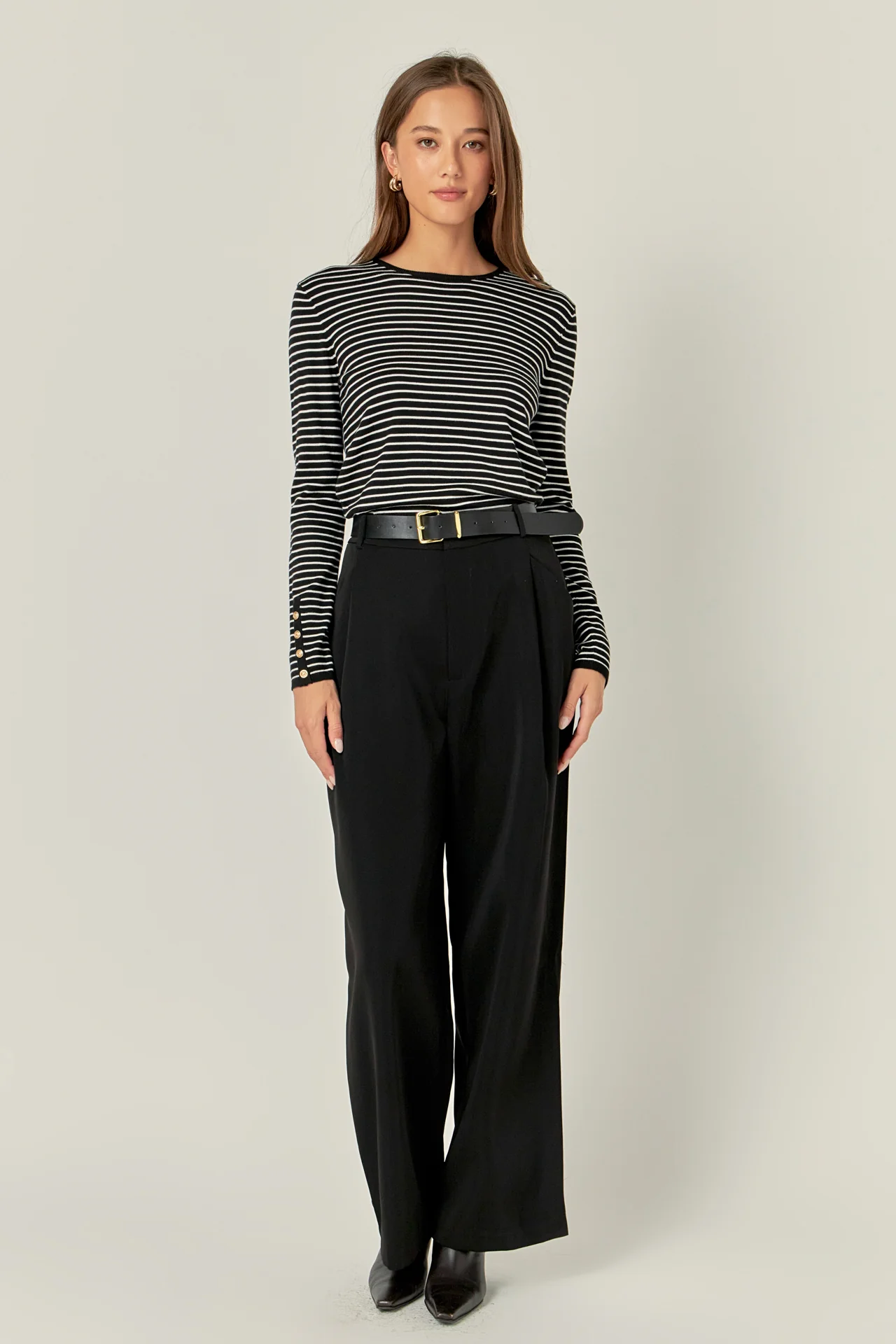 Striped Knit Sweater - Image 11