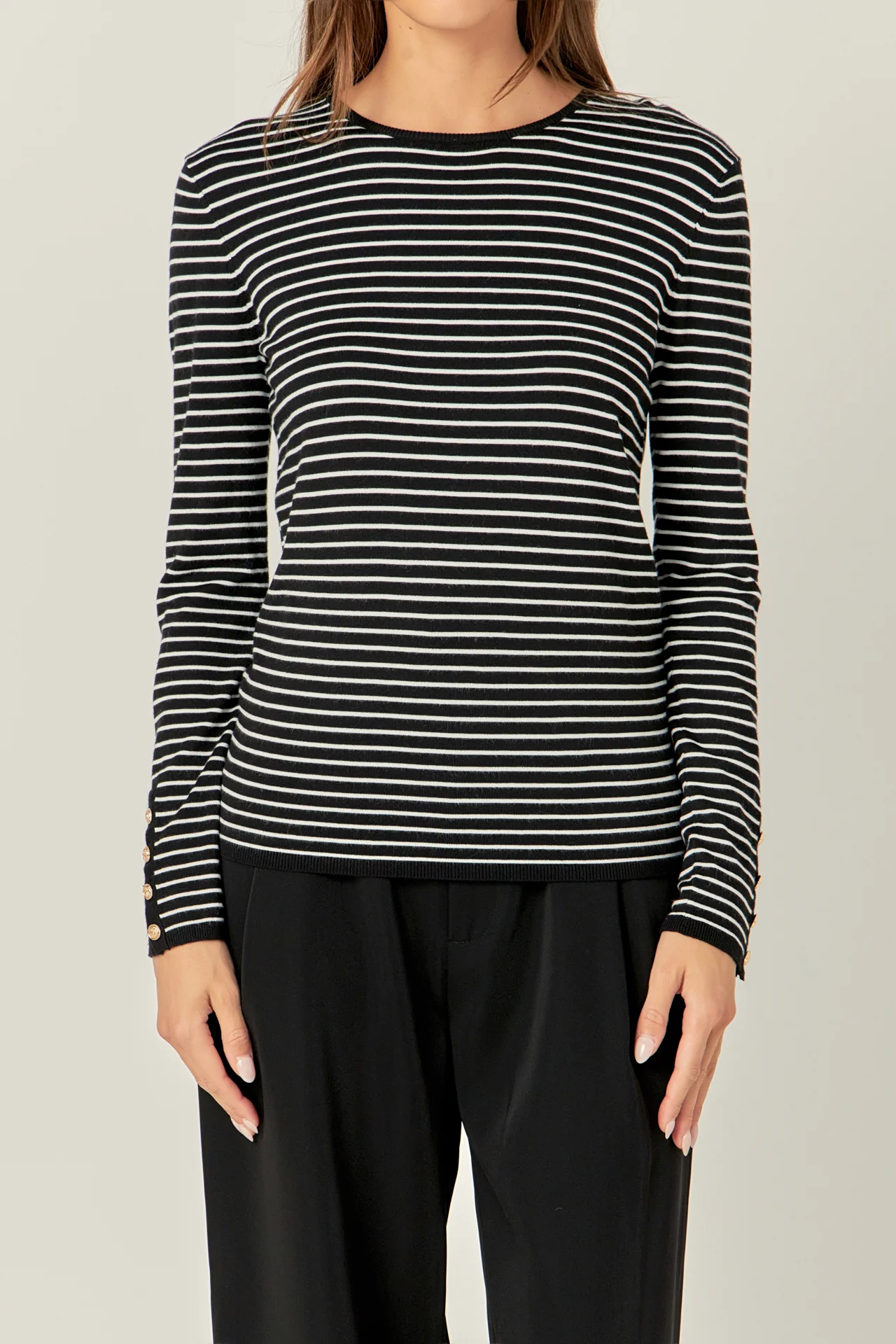 Striped Knit Sweater - Image 12