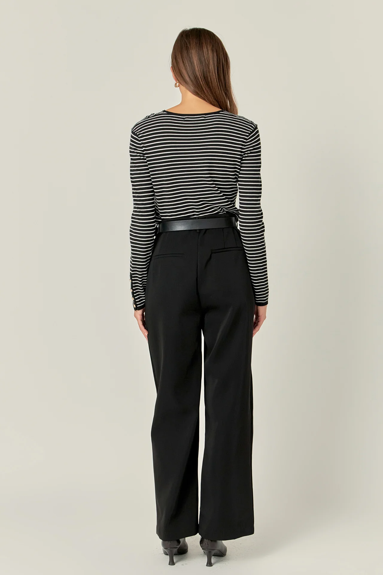 Striped Knit Sweater - Image 14