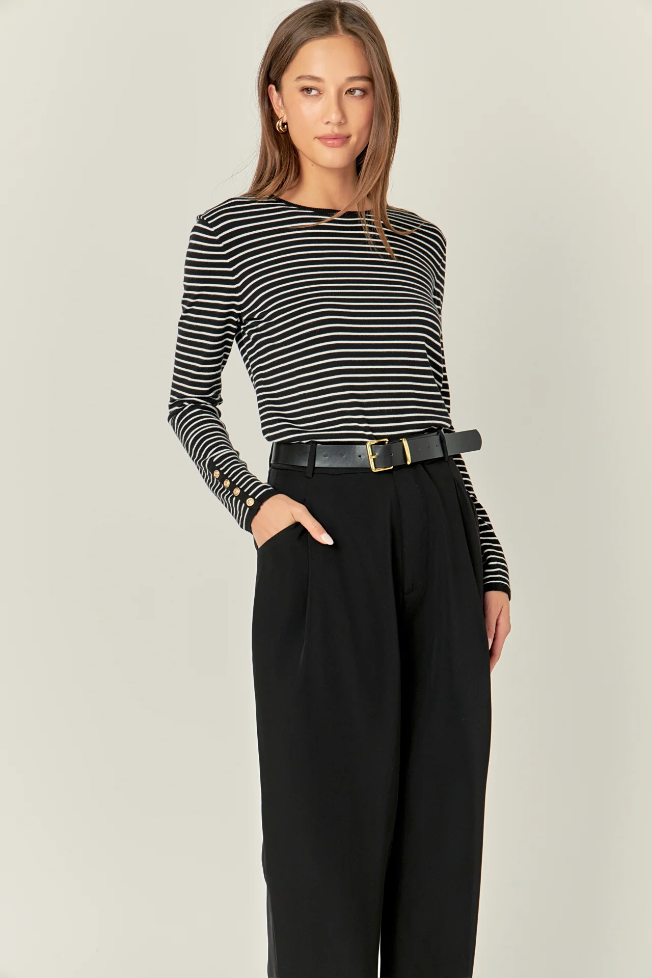 Striped Knit Sweater - Image 15