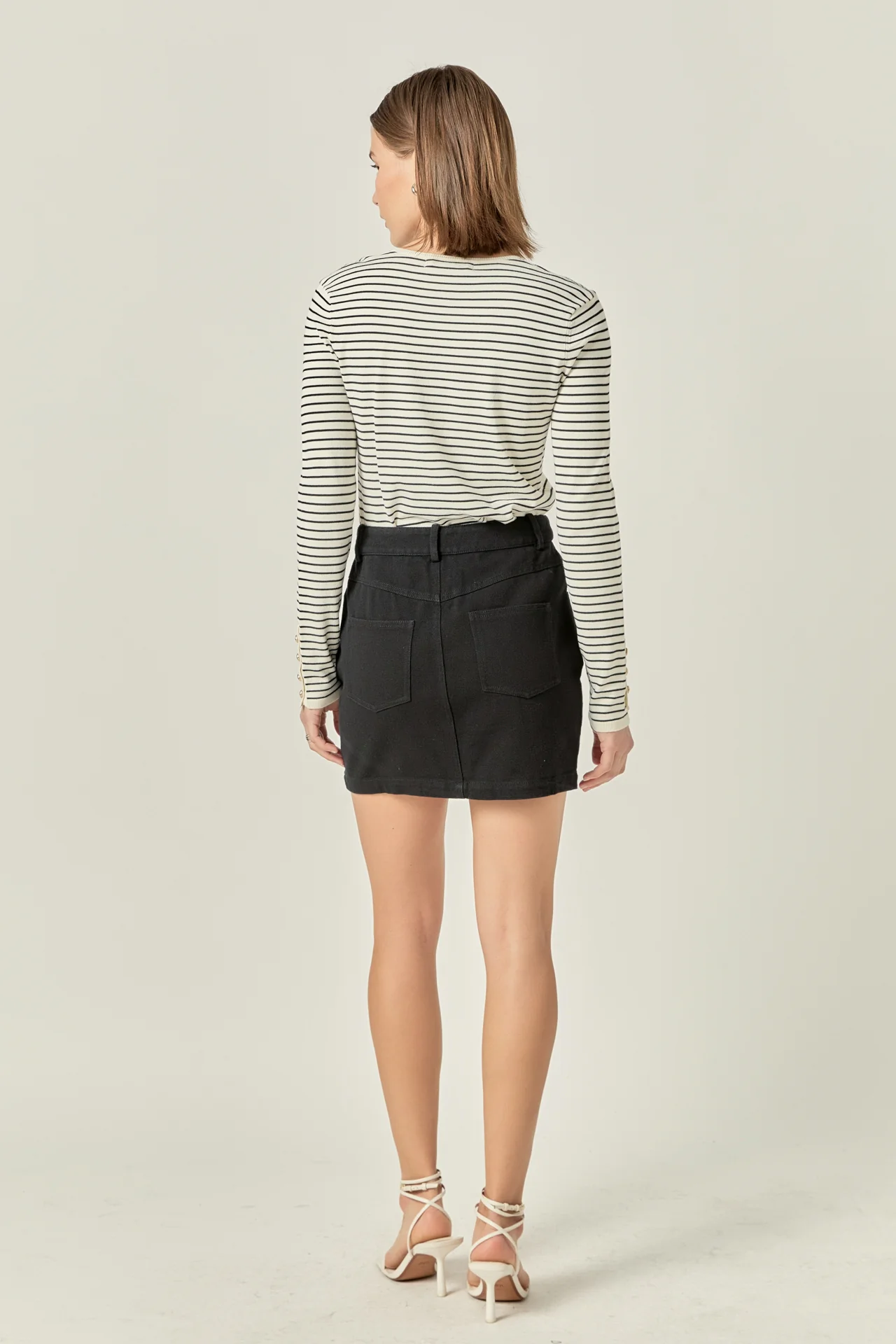 Striped Knit Sweater - Image 4