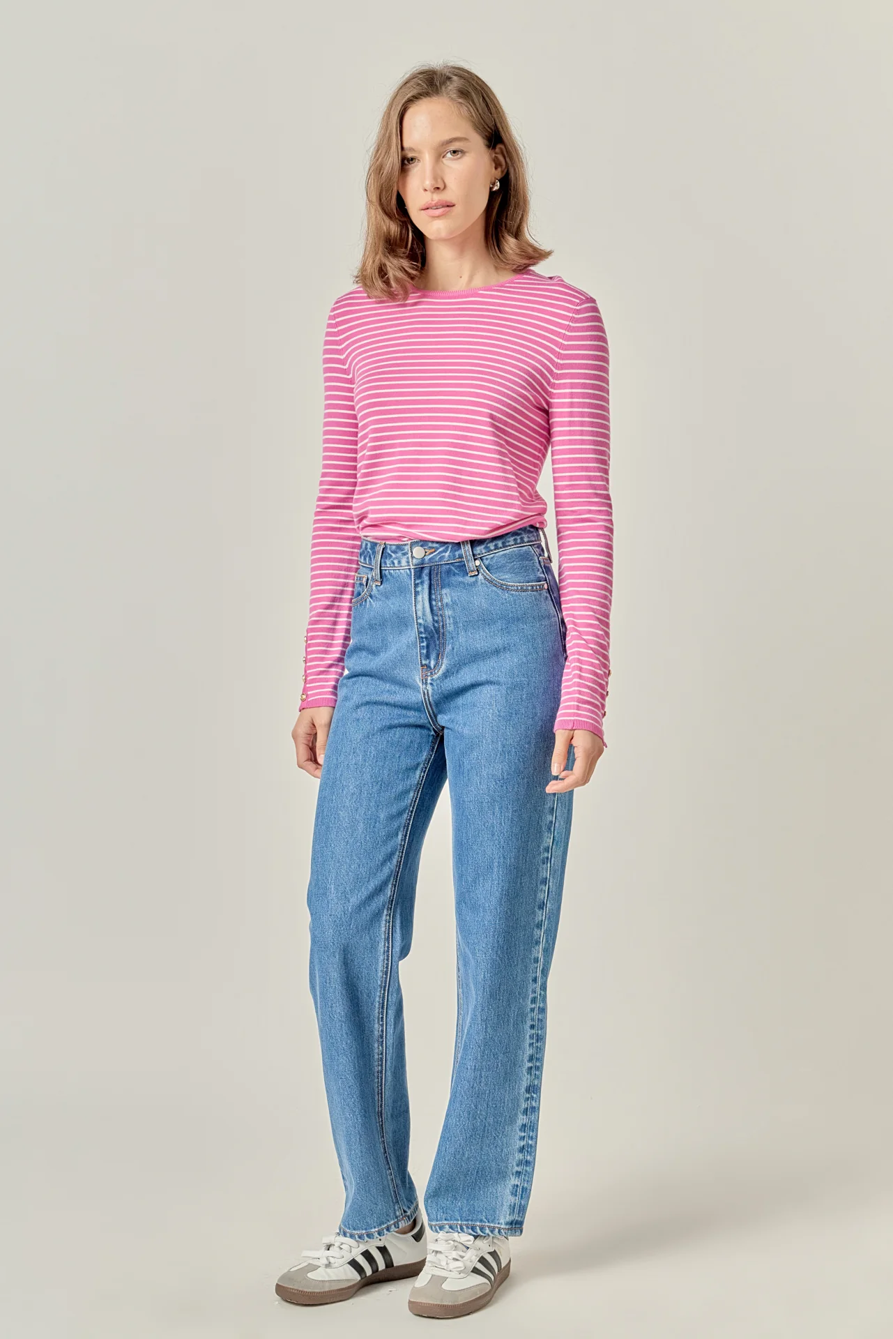 Striped Knit Sweater - Image 8