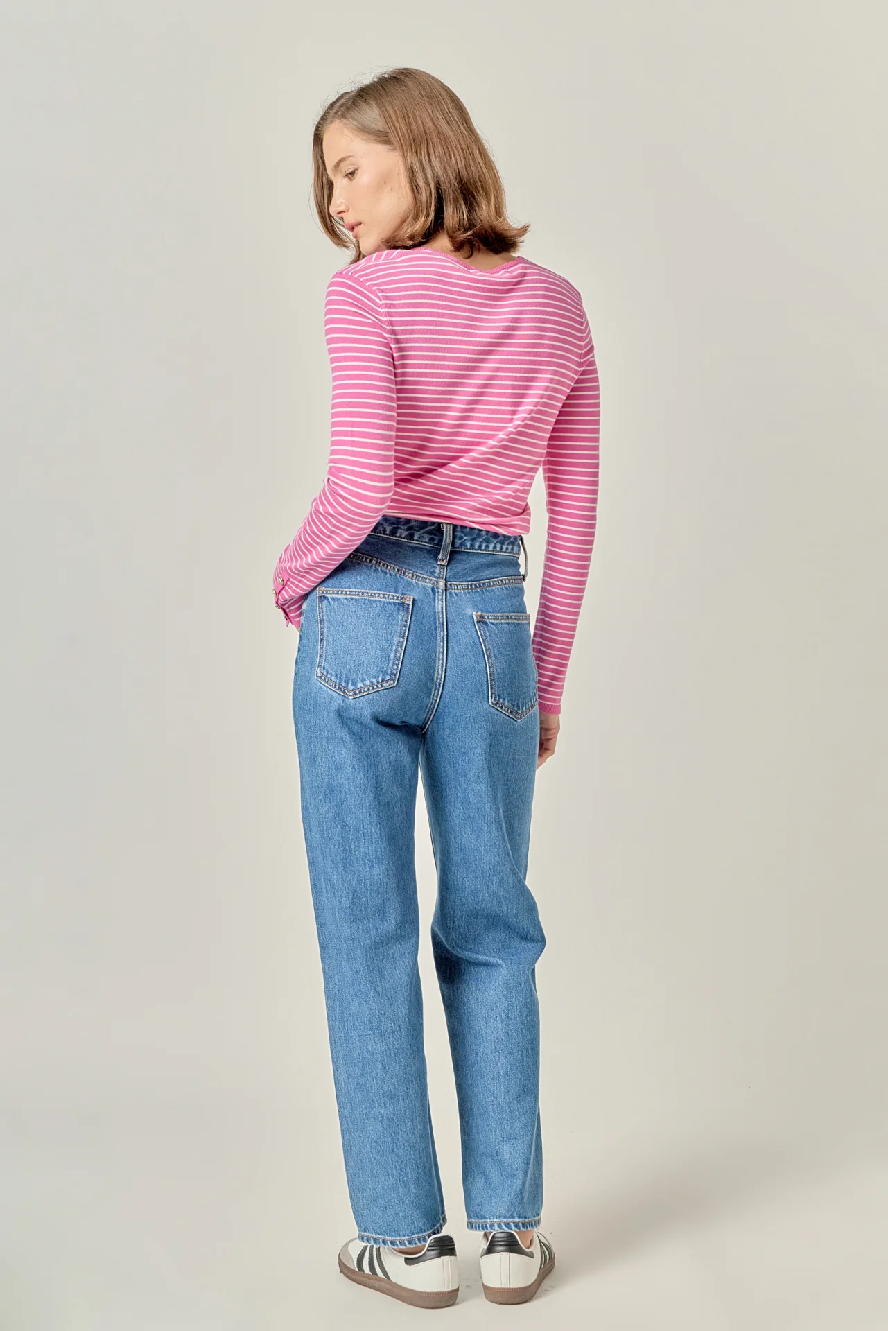 Striped Knit Sweater - Image 9