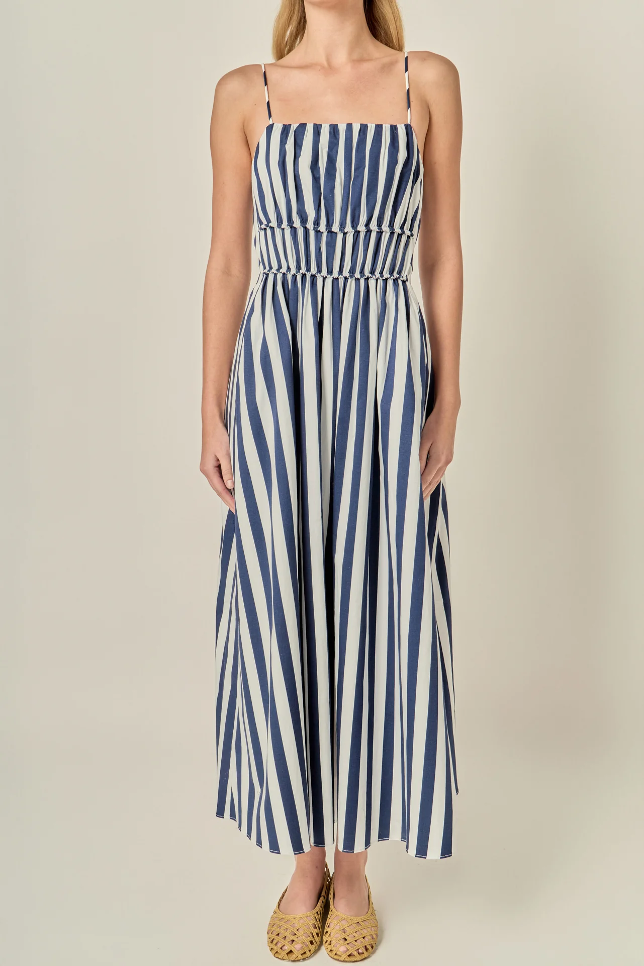 Stripe Sleeveless Maxi Dress - Image 2