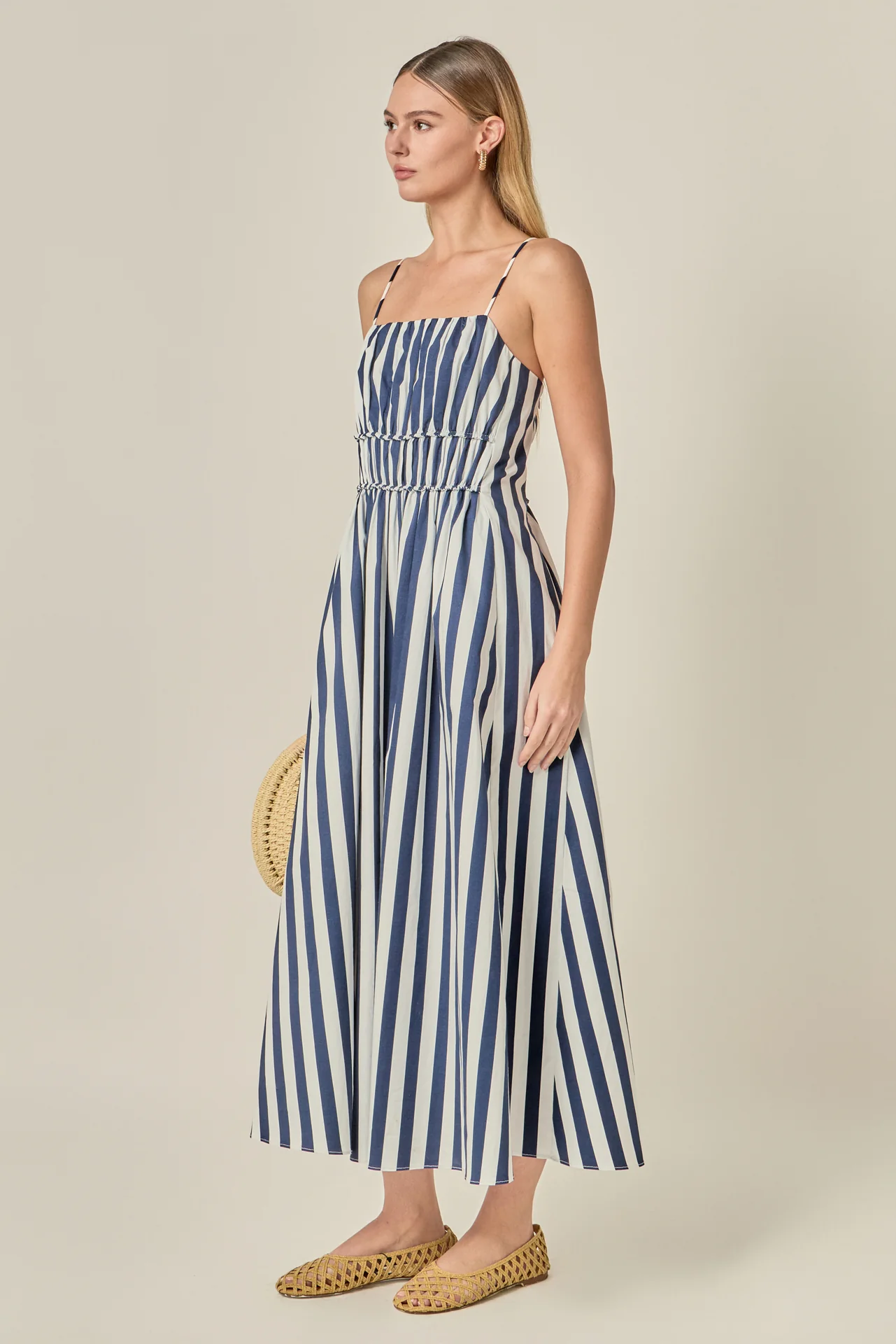 Stripe Sleeveless Maxi Dress - Image 3