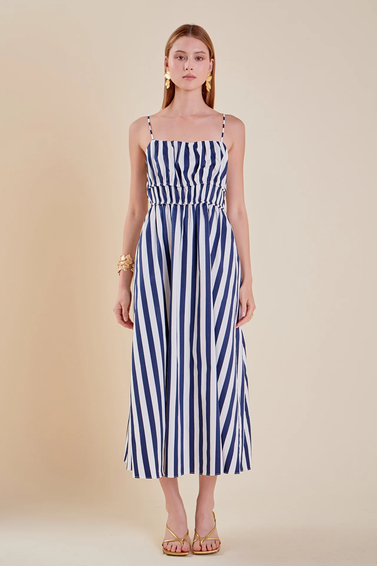 Stripe Sleeveless Maxi Dress - Image 6
