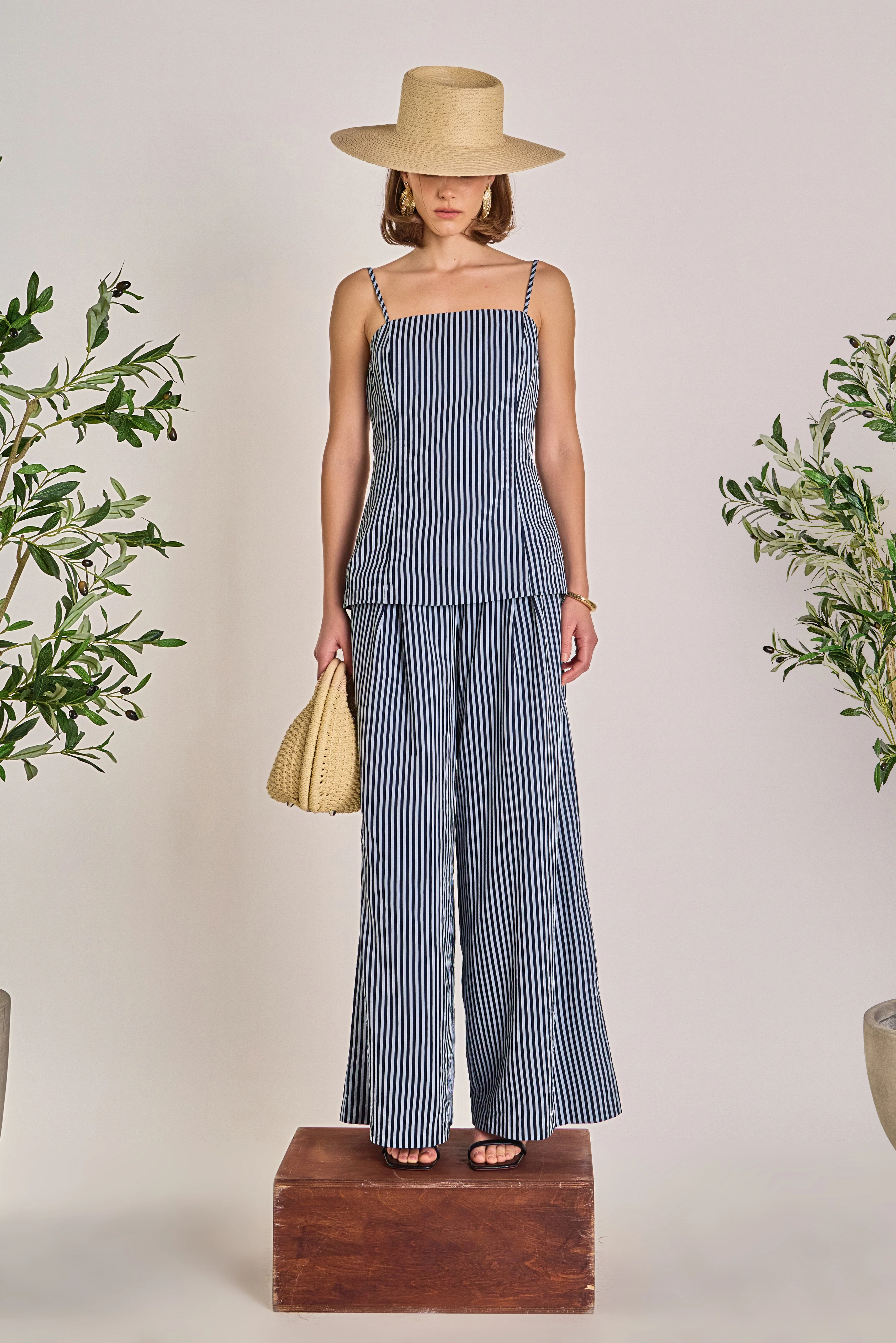 Striped Wide Leg Pant - Image 3