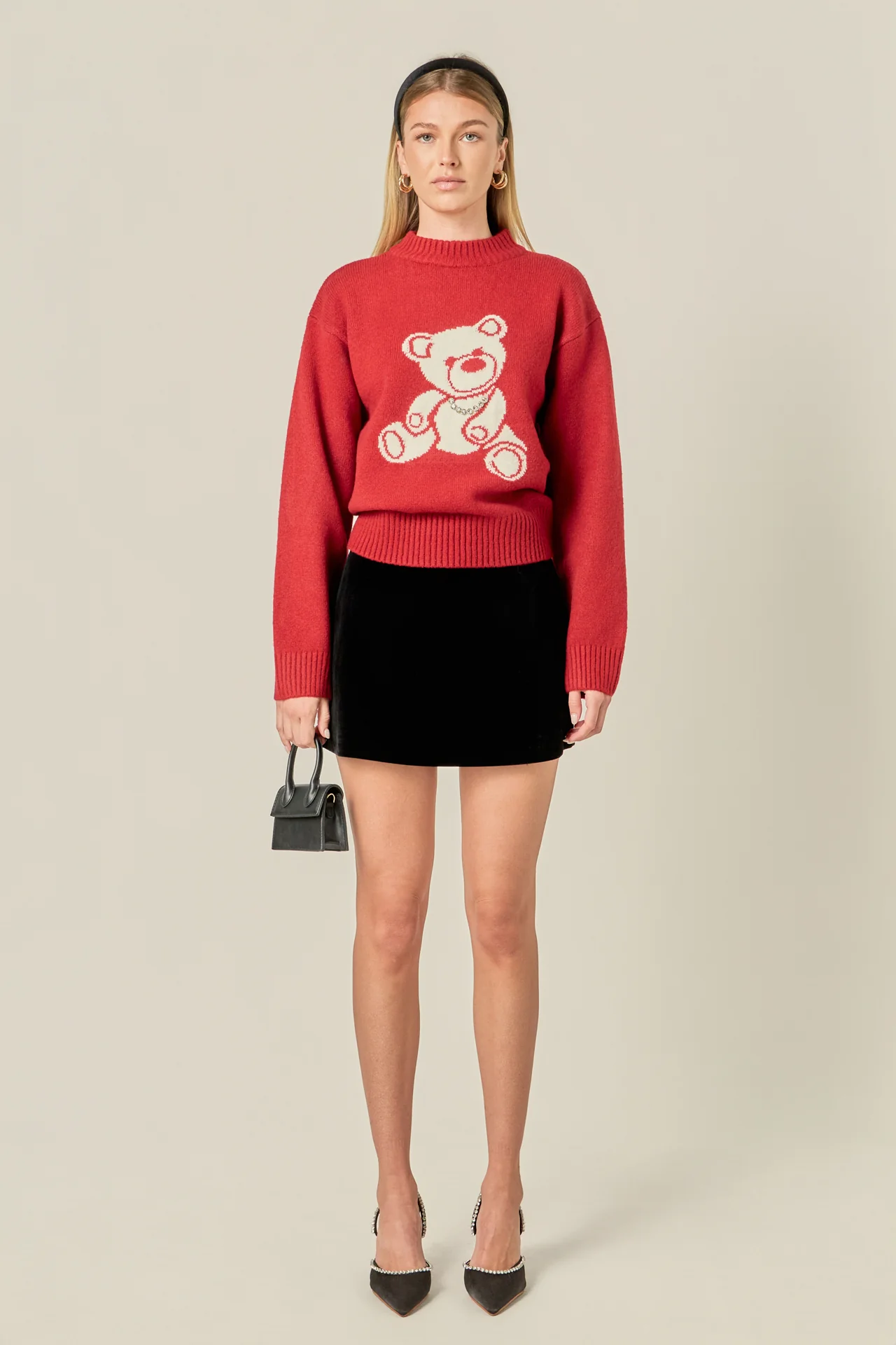 Olivia Teddy Bear Knit