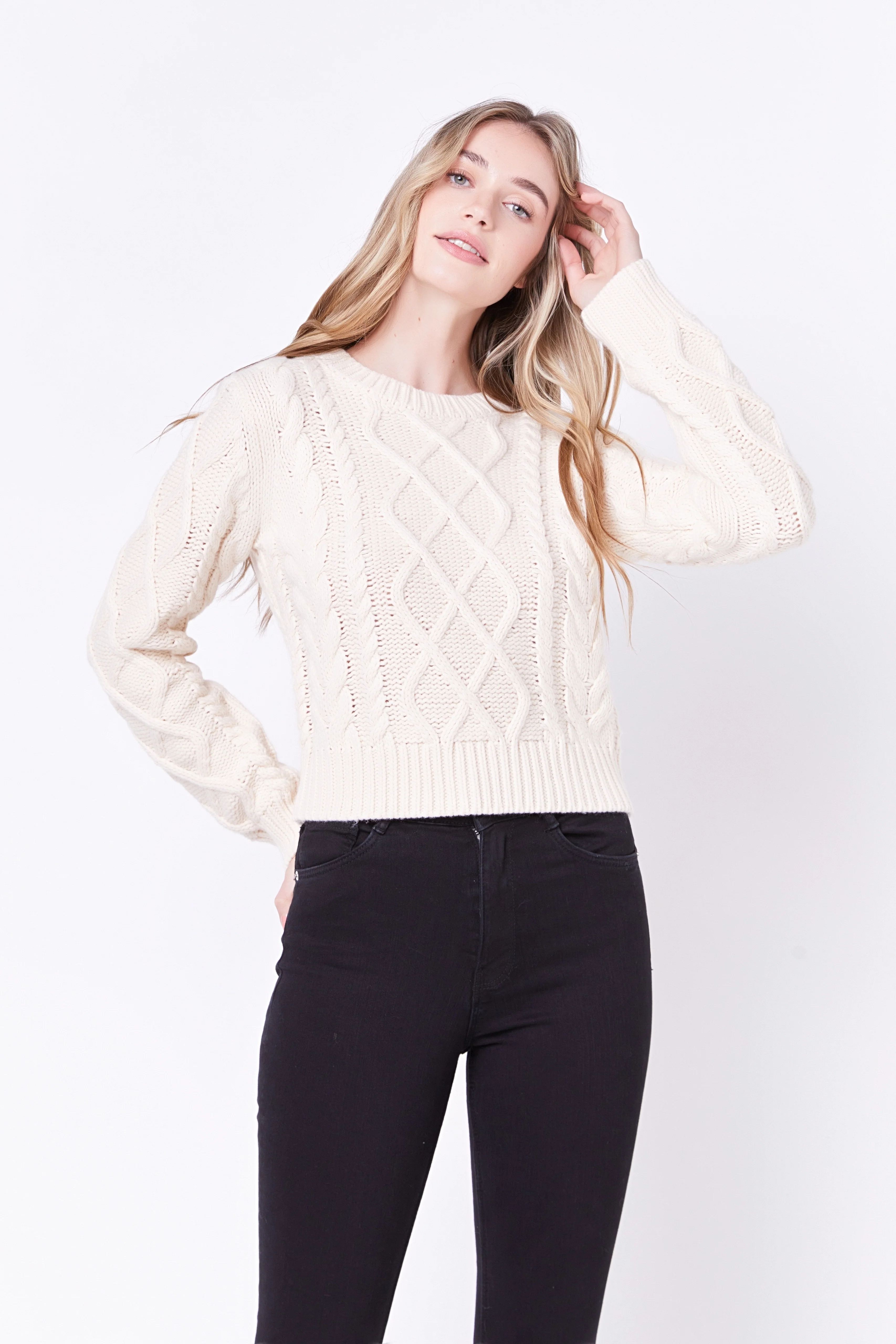 Cable-Knit Sweater - Image 10