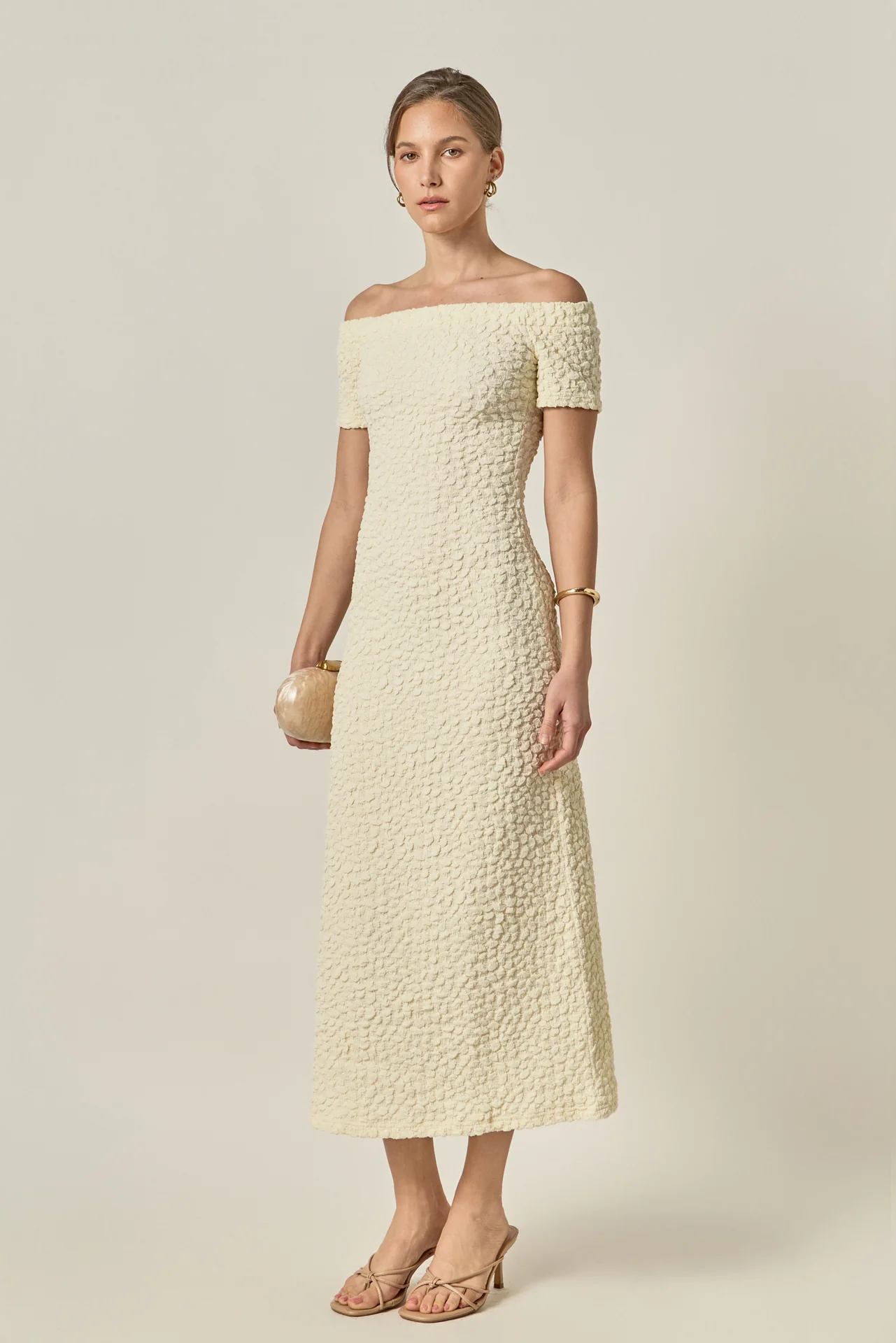 Textured Midi Dress - Image 11