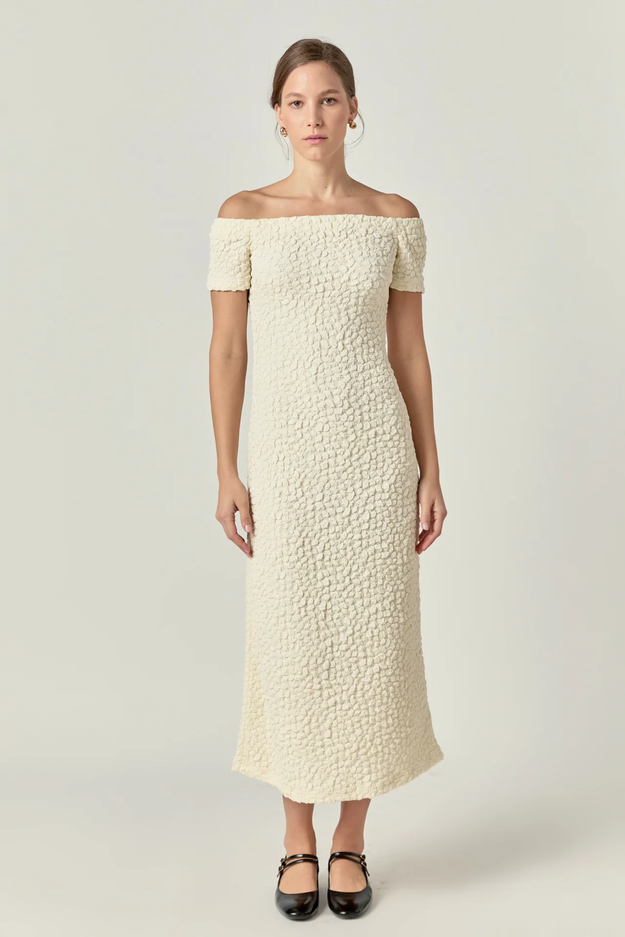 Textured Midi Dress - Image 14