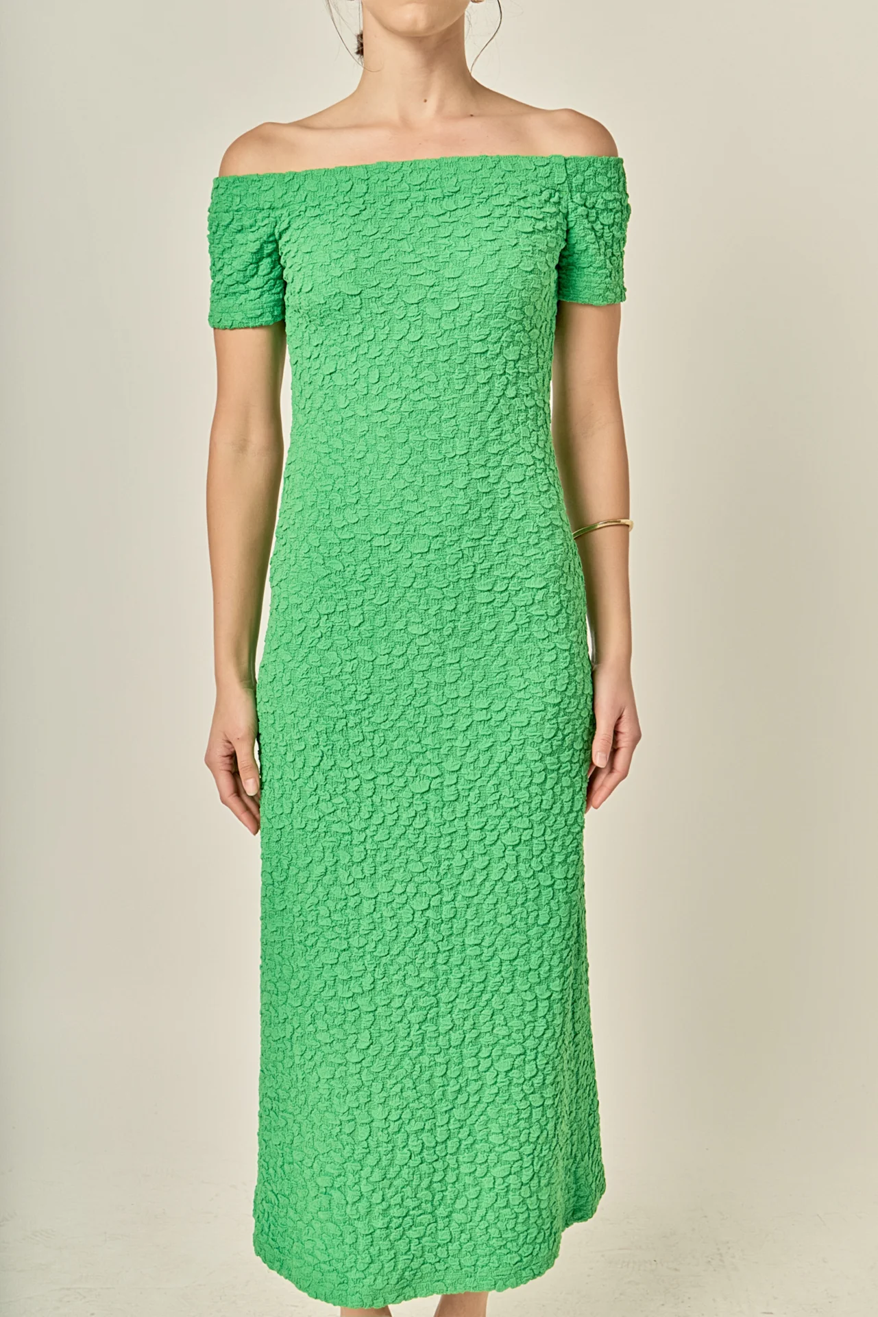 Textured Midi Dress - Image 2