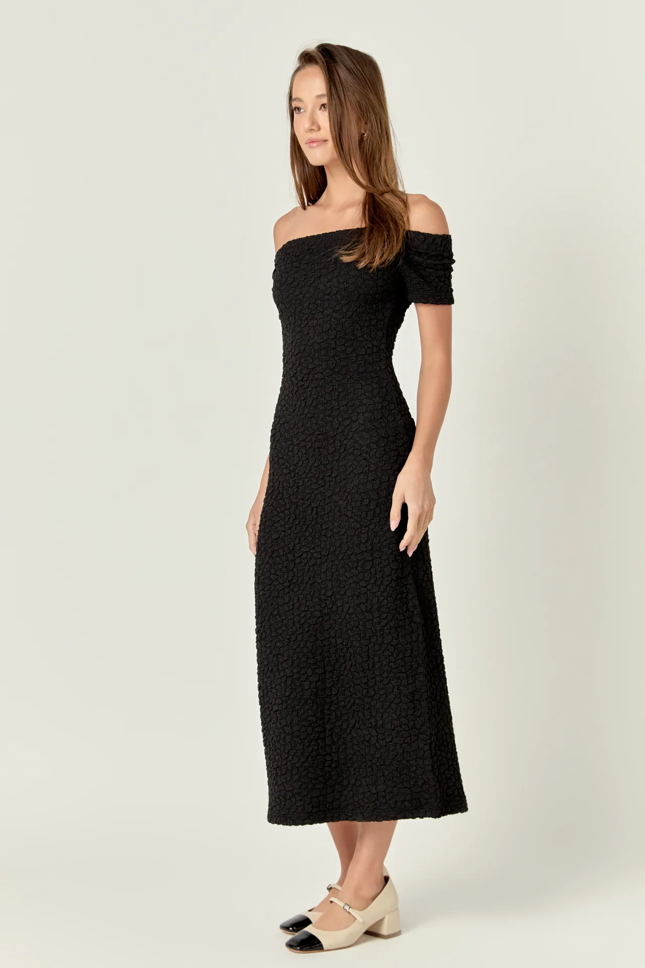 Textured Midi Dress - Image 22