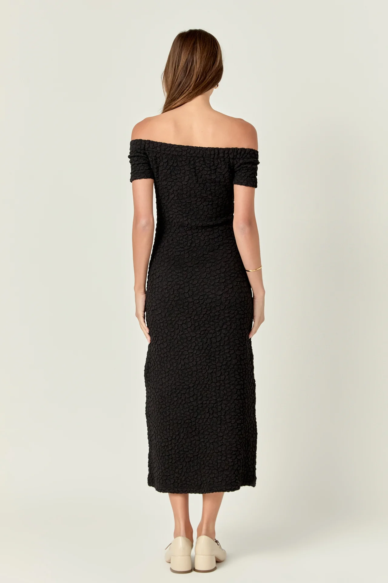 Textured Midi Dress - Image 23