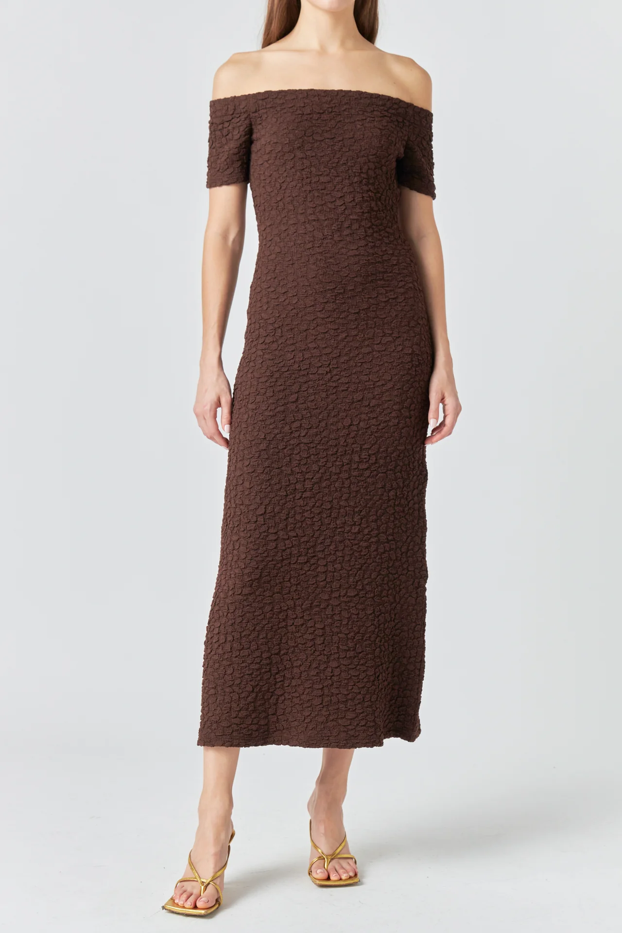Textured Midi Dress - Image 26