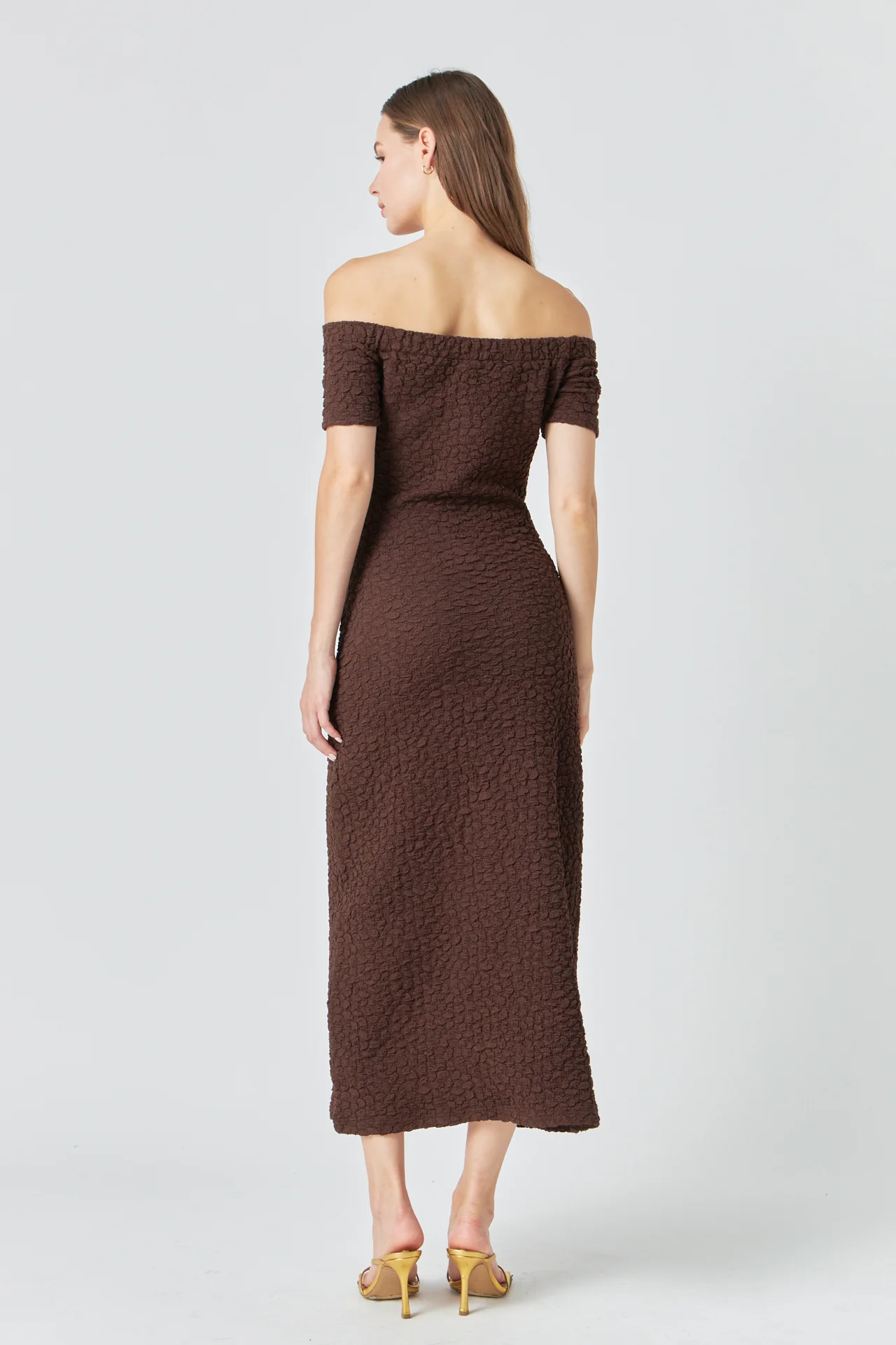 Textured Midi Dress - Image 28