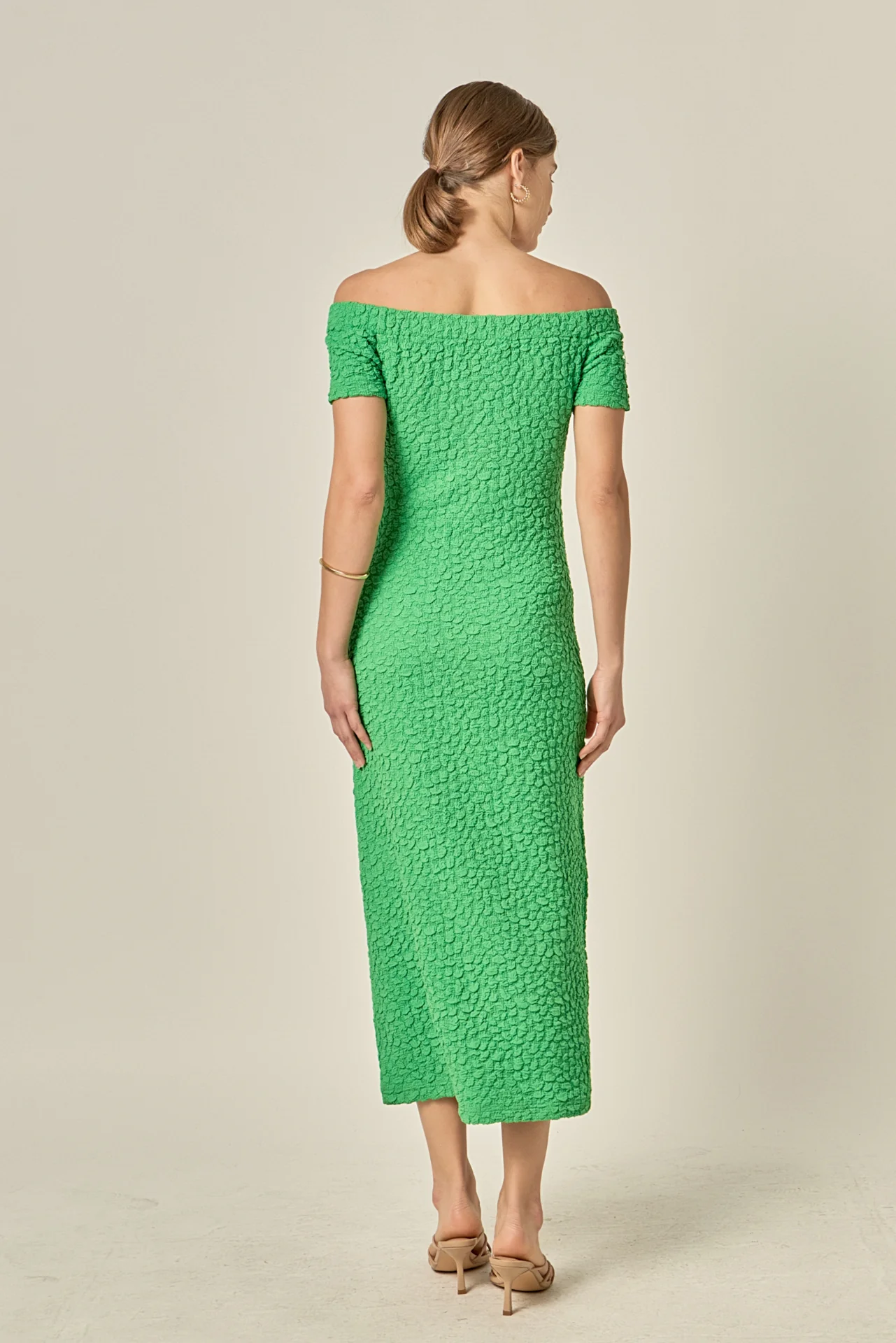 Textured Midi Dress - Image 5