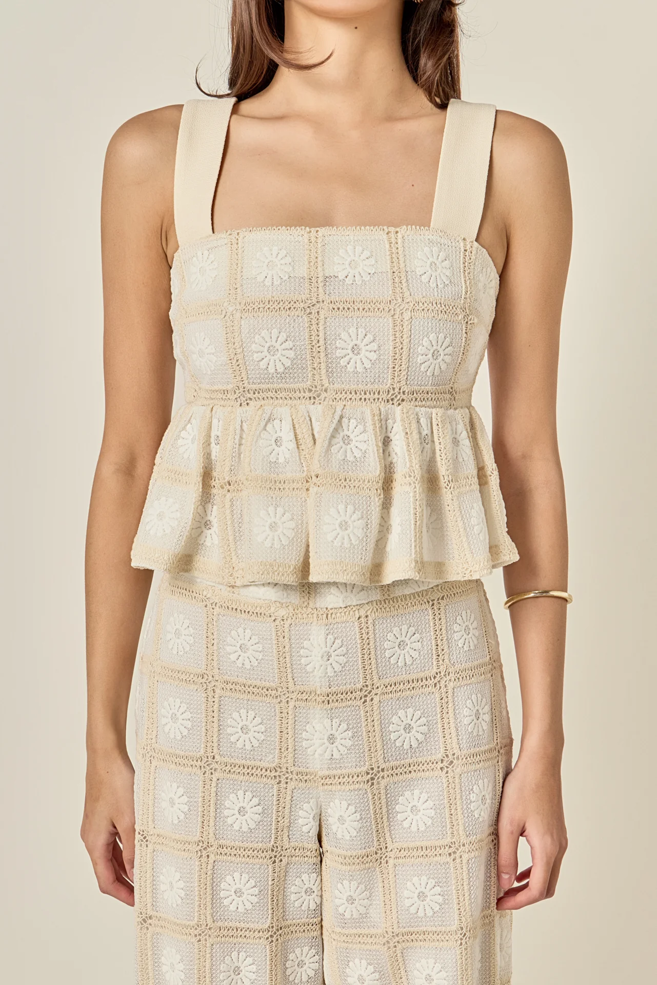 Bria Crochet Sleeveless Top - Image 2