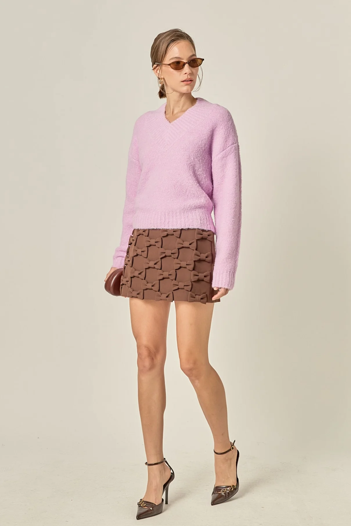 V Neck Knit Top - Image 6
