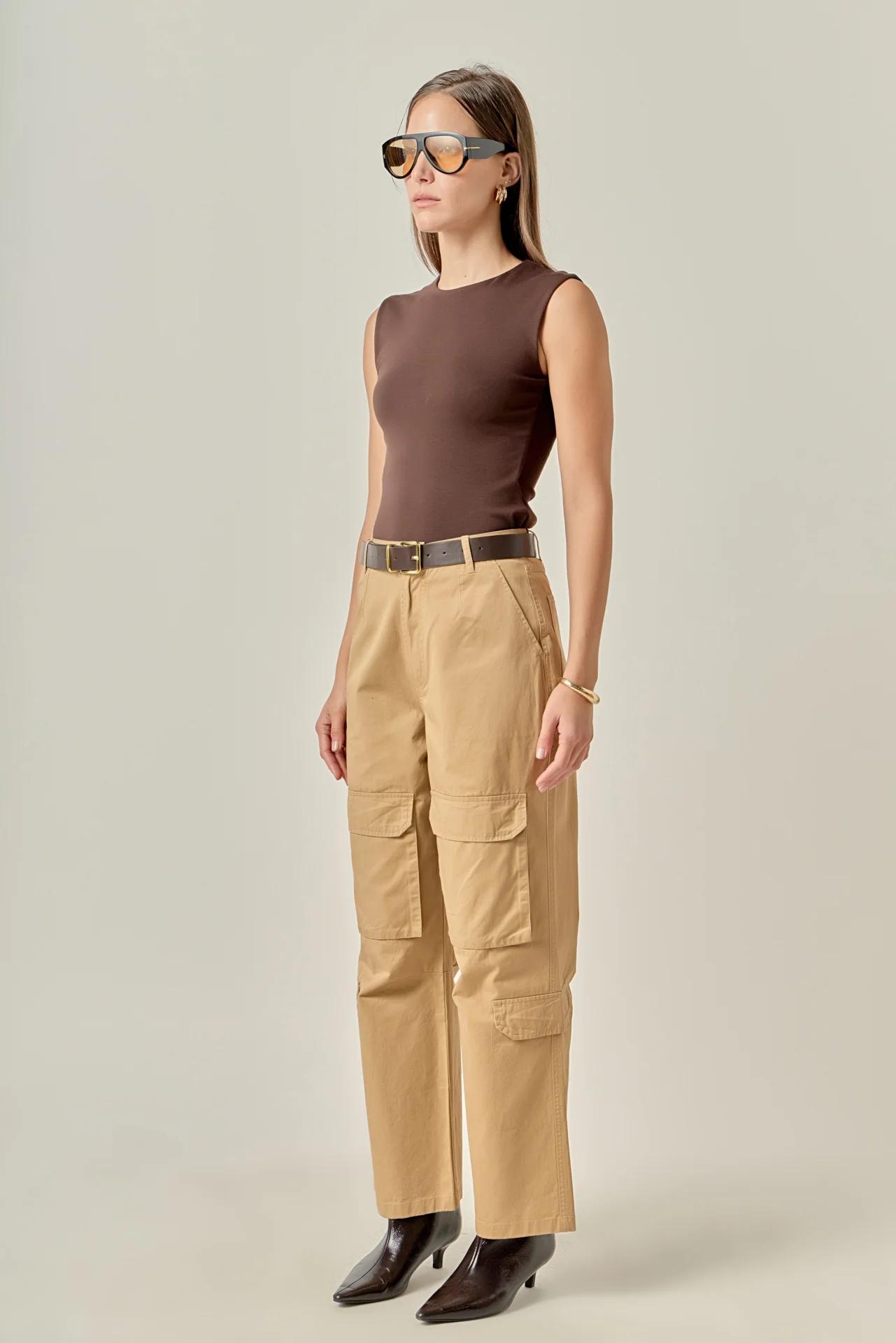 Wide Leg Cargo Pants