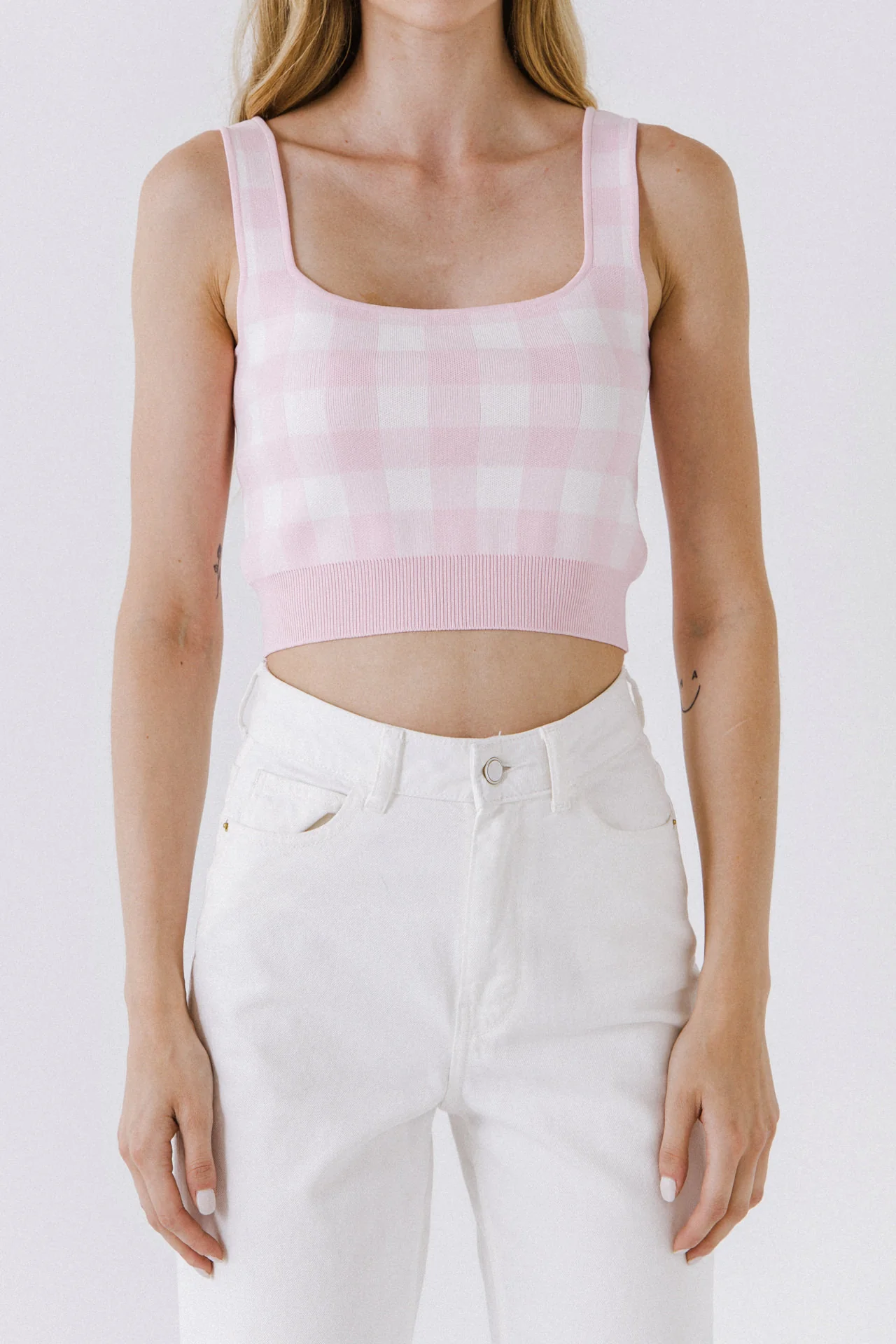 Women Knit Tank Top - Image 2
