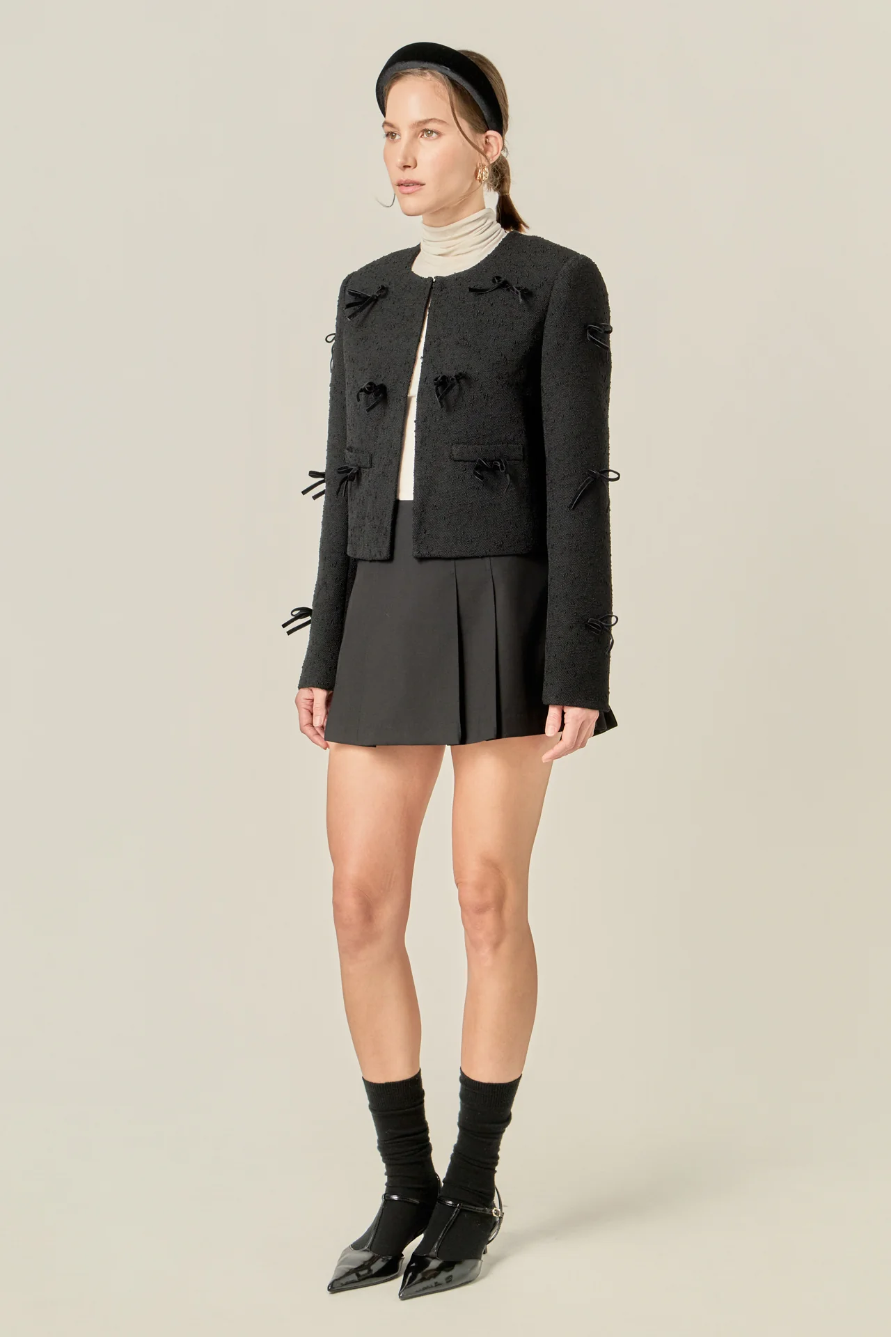 Woven Bow Jacket - Image 3